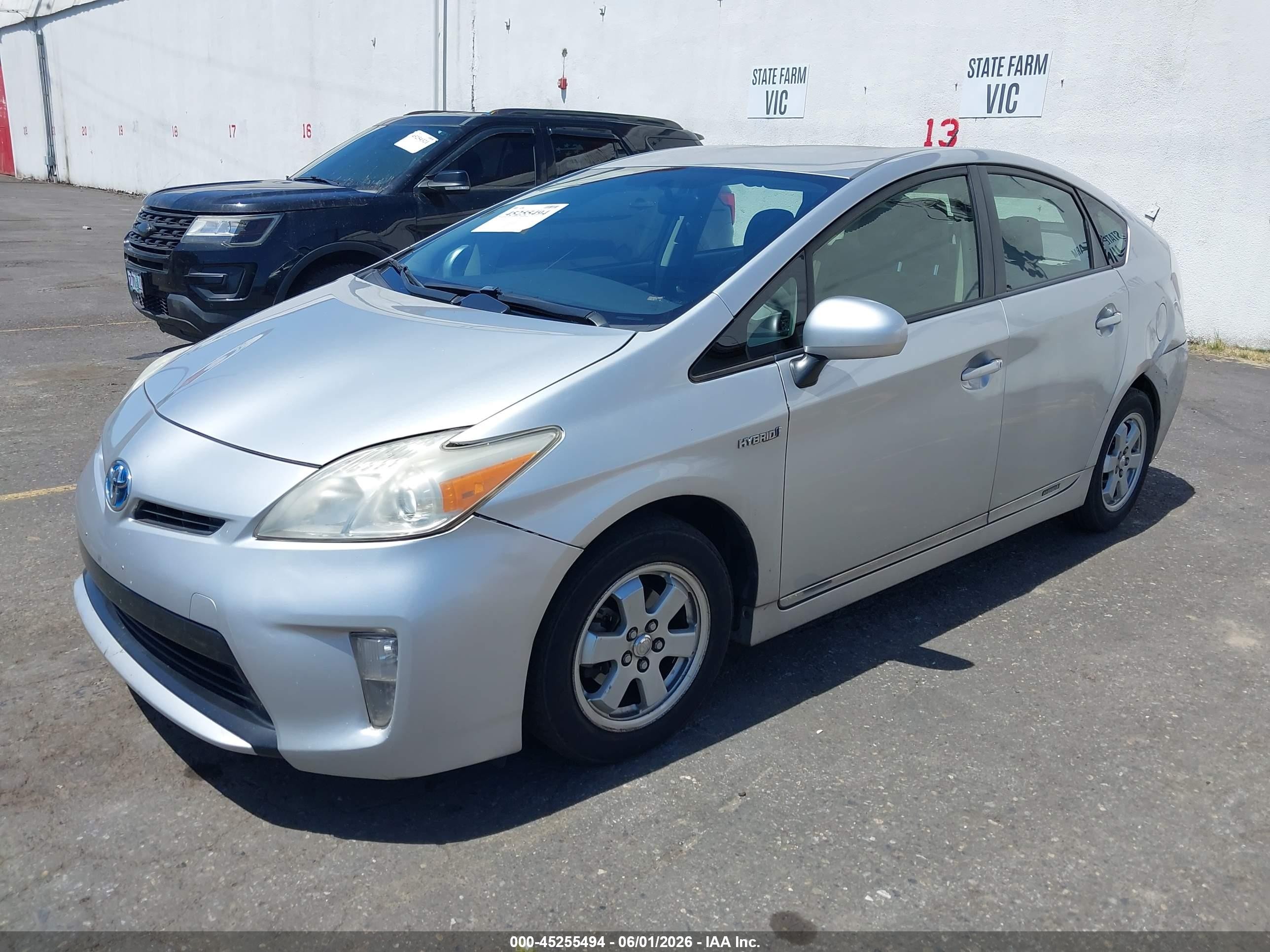 2013 Toyota Prius Two Silver vin: JTDKN3DU6D1681533