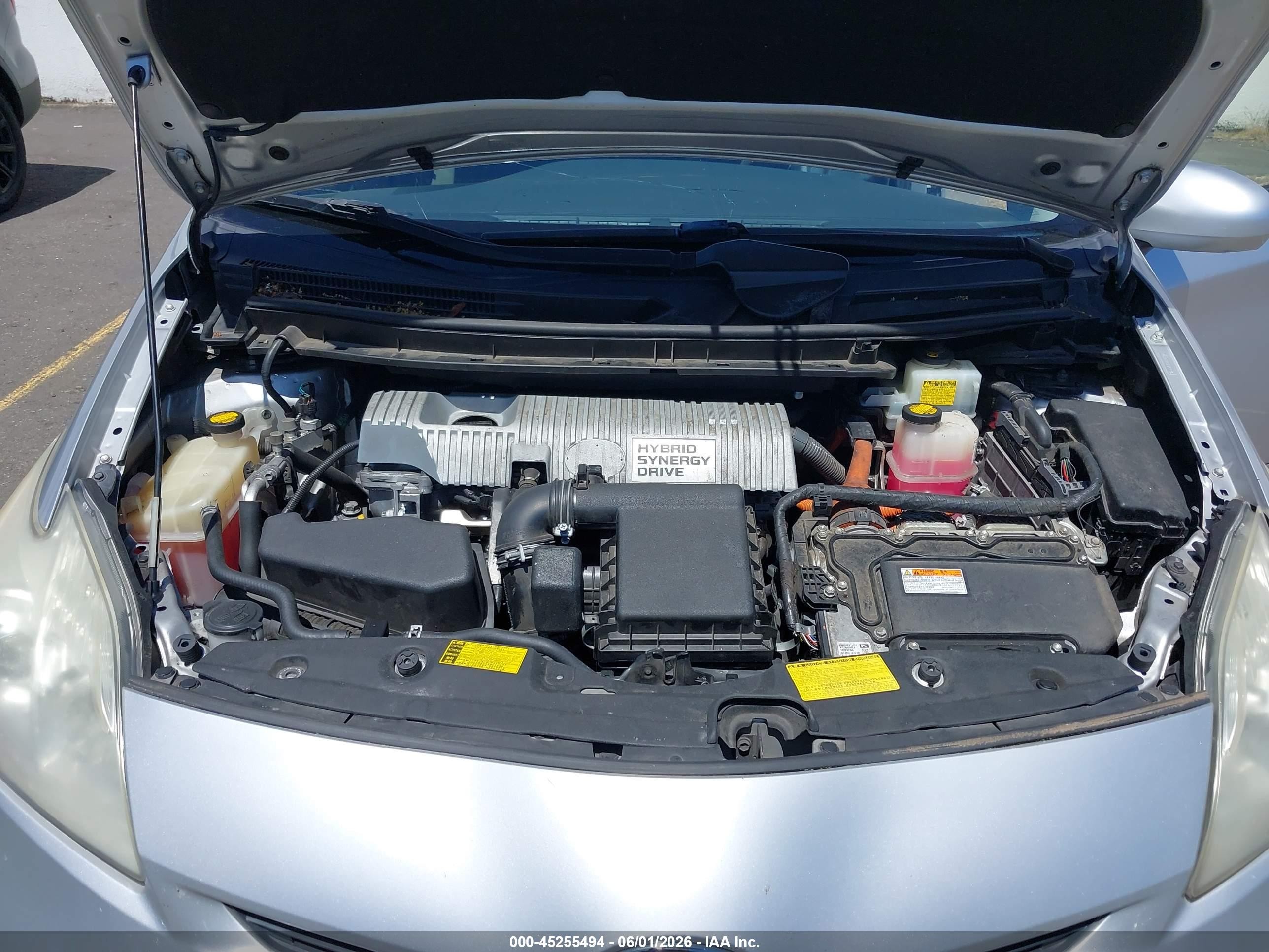 2013 Toyota Prius Two Silver vin: JTDKN3DU6D1681533