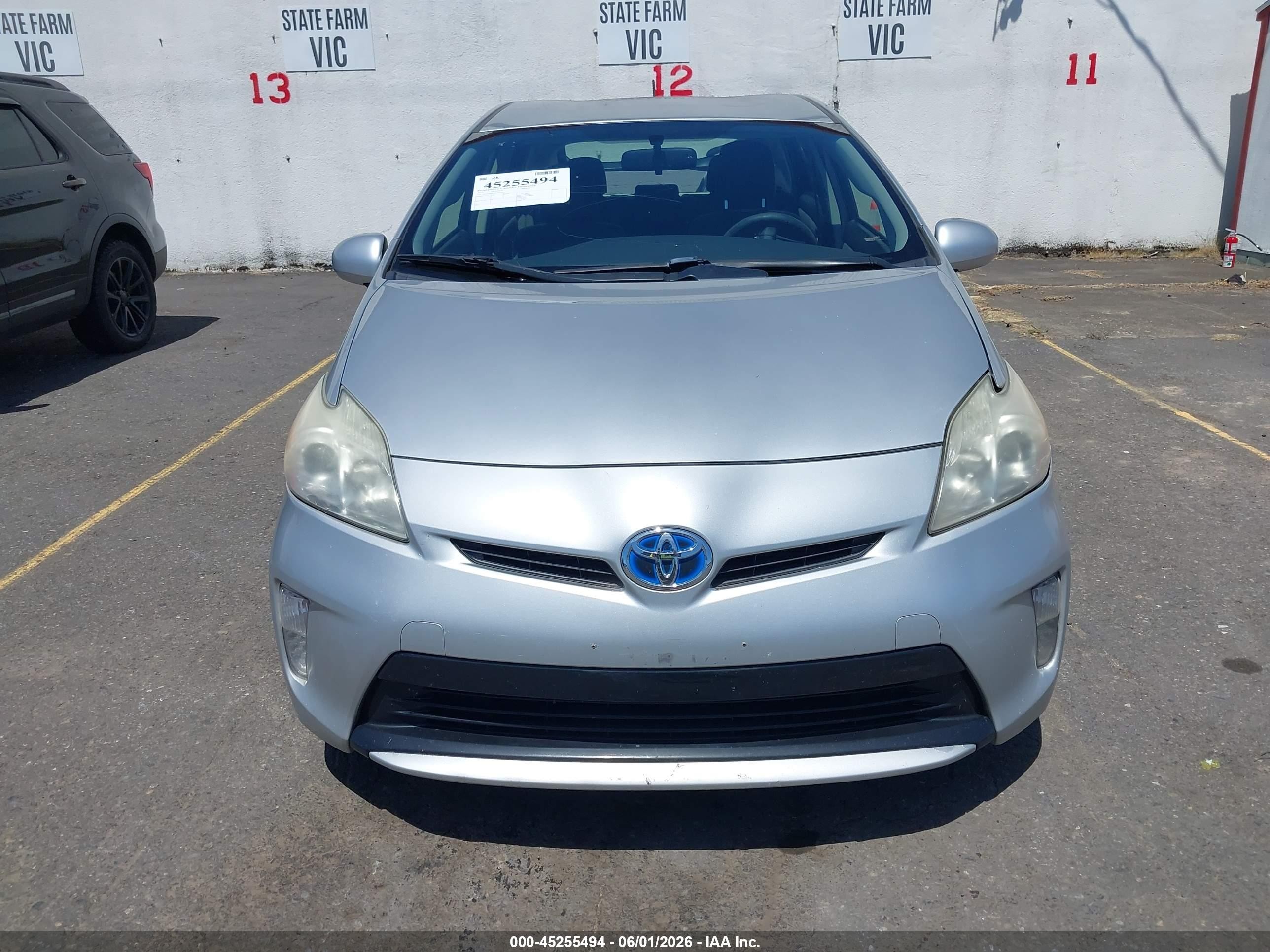 2013 Toyota Prius Two Silver vin: JTDKN3DU6D1681533