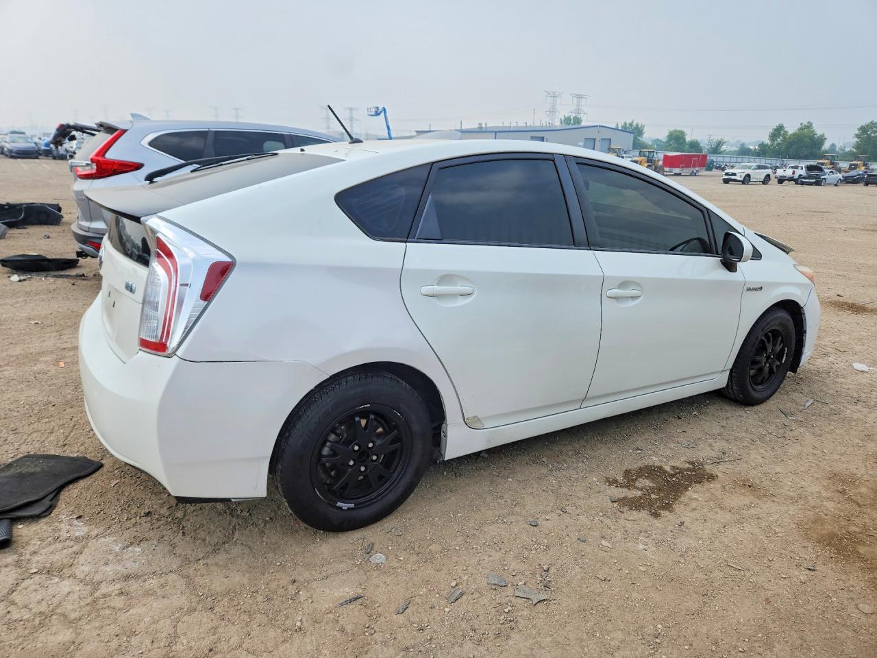 2013 Toyota Prius Two White vin: JTDKN3DU6D1686439