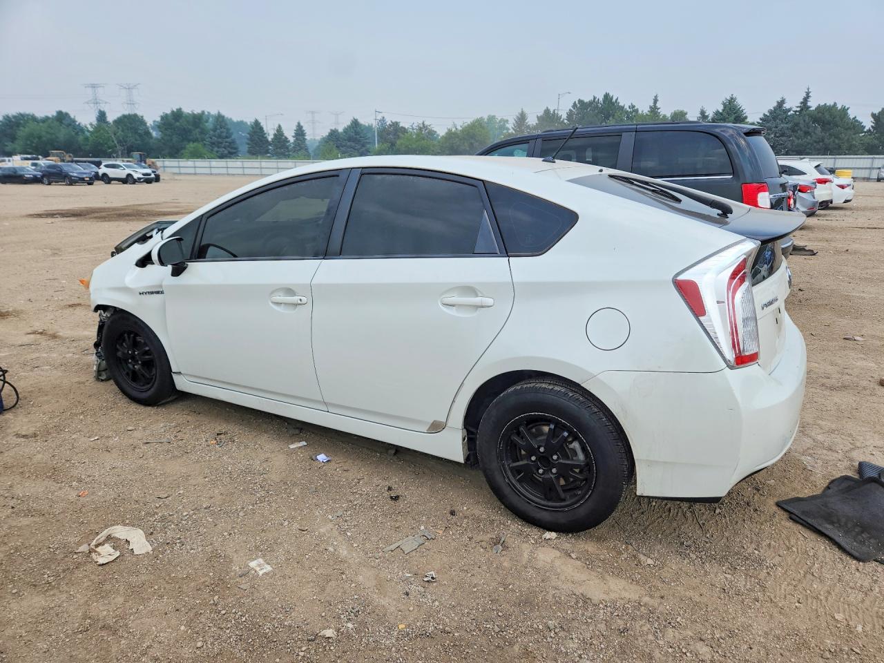2013 Toyota Prius Two White vin: JTDKN3DU6D1686439