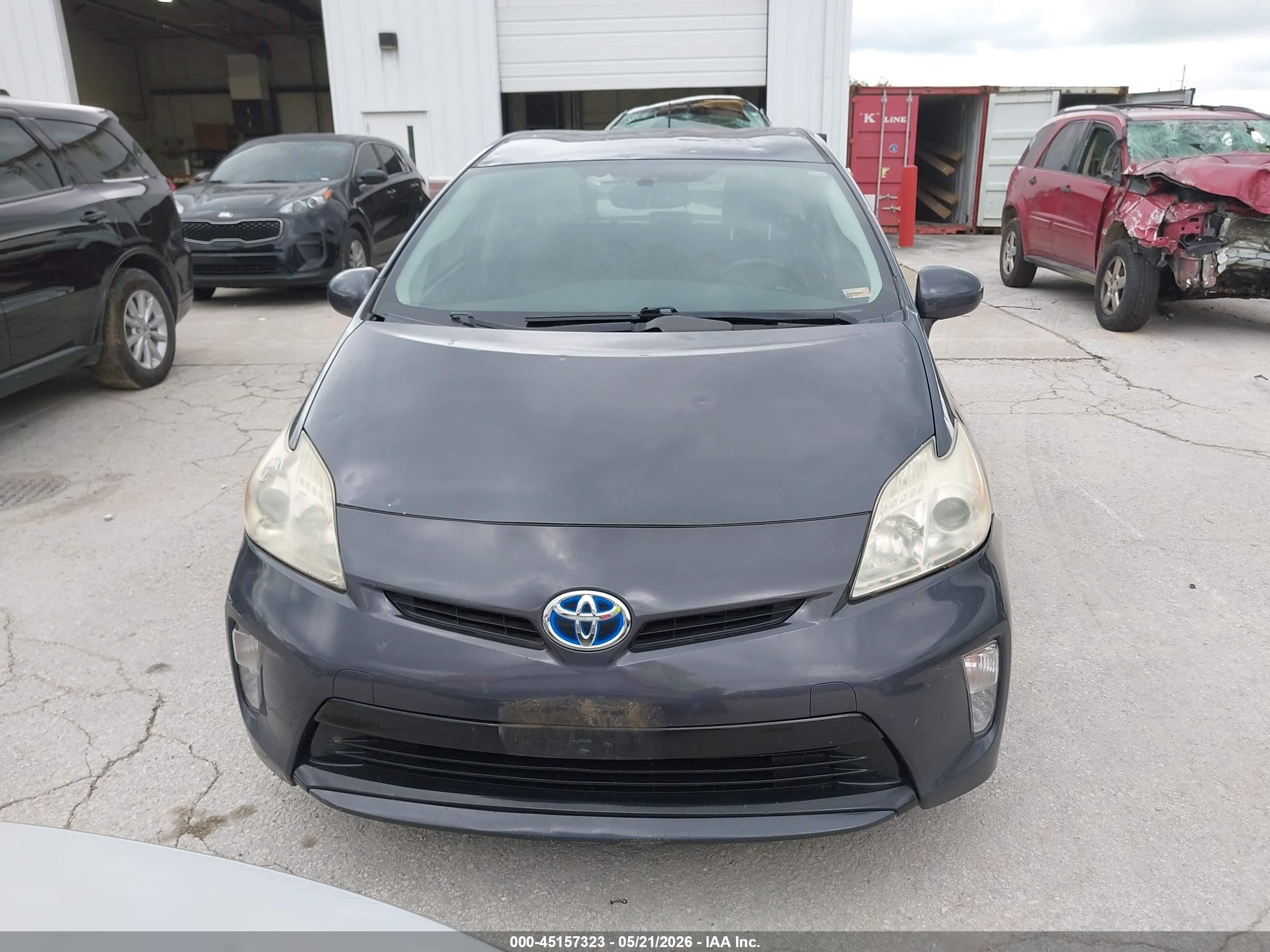 2013 Toyota Prius Four Gray vin: JTDKN3DU6D1689132