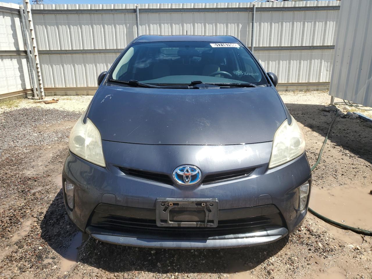 2013 Toyota Prius One Charcoal vin: JTDKN3DU6D1692290 Damage: Left Head Lamp, Faded, Repair Required