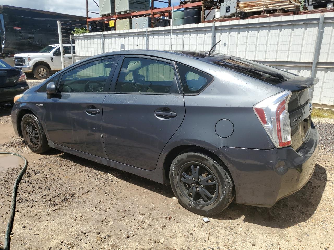 2013 Toyota Prius One Charcoal vin: JTDKN3DU6D1692290 Damage: Left Rear Door, Dent(S) W/No Paint Dmg, < 1/8 Inch