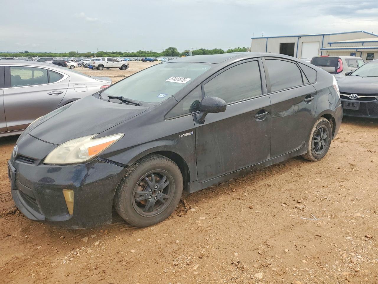 2013 Toyota Prius Two Black vin: JTDKN3DU6D1712411