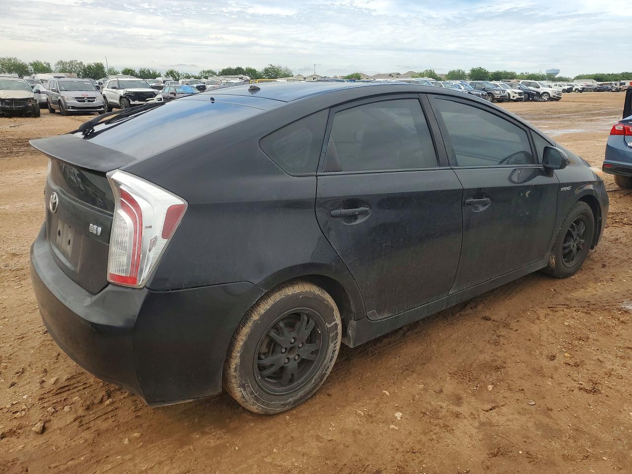 2013 Toyota Prius Two Black vin: JTDKN3DU6D1712411