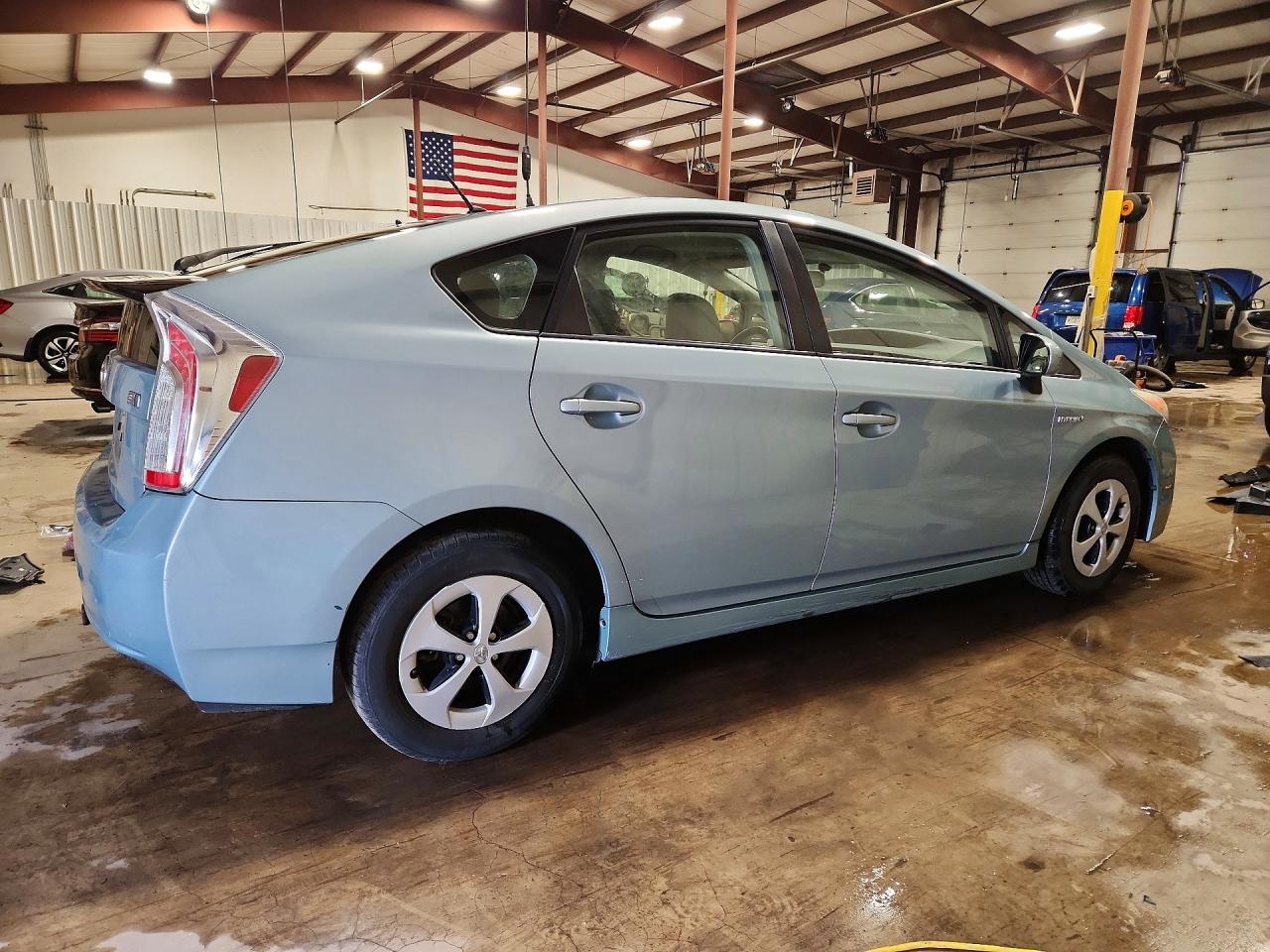 2013 Toyota Prius Two Turquoise vin: JTDKN3DU6D1714448