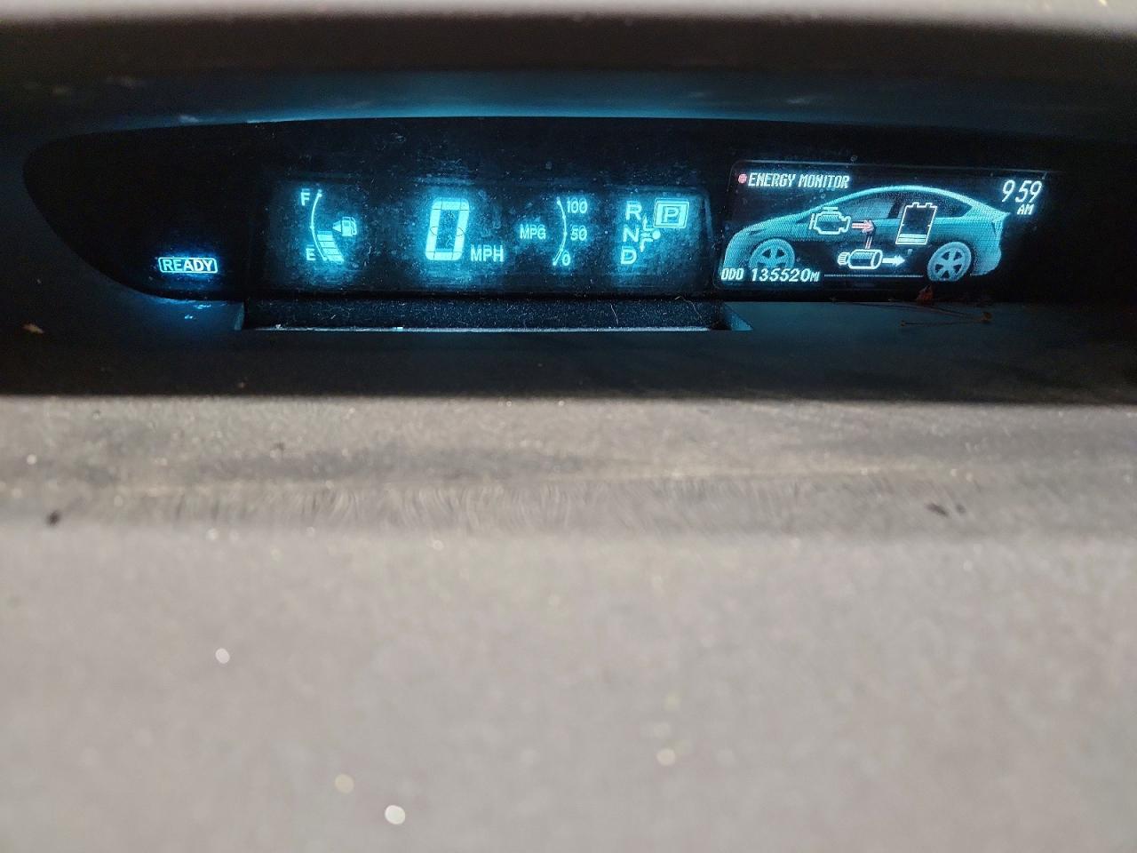 2013 Toyota Prius Two Turquoise vin: JTDKN3DU6D1714448