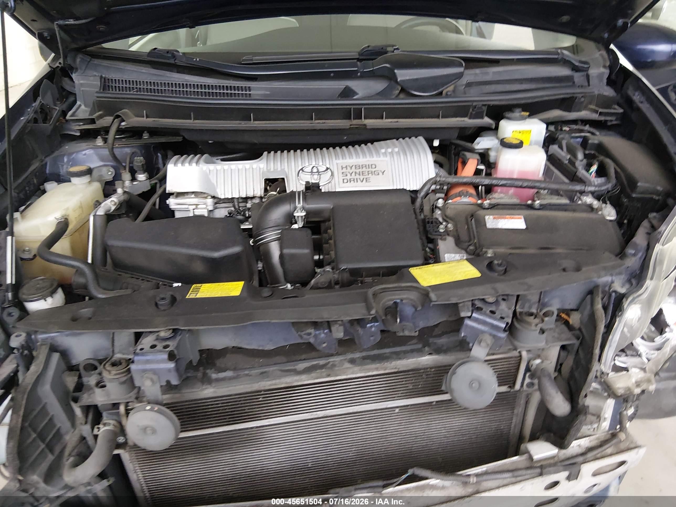 2013 Toyota Prius Three Blue vin: JTDKN3DU6D1716636