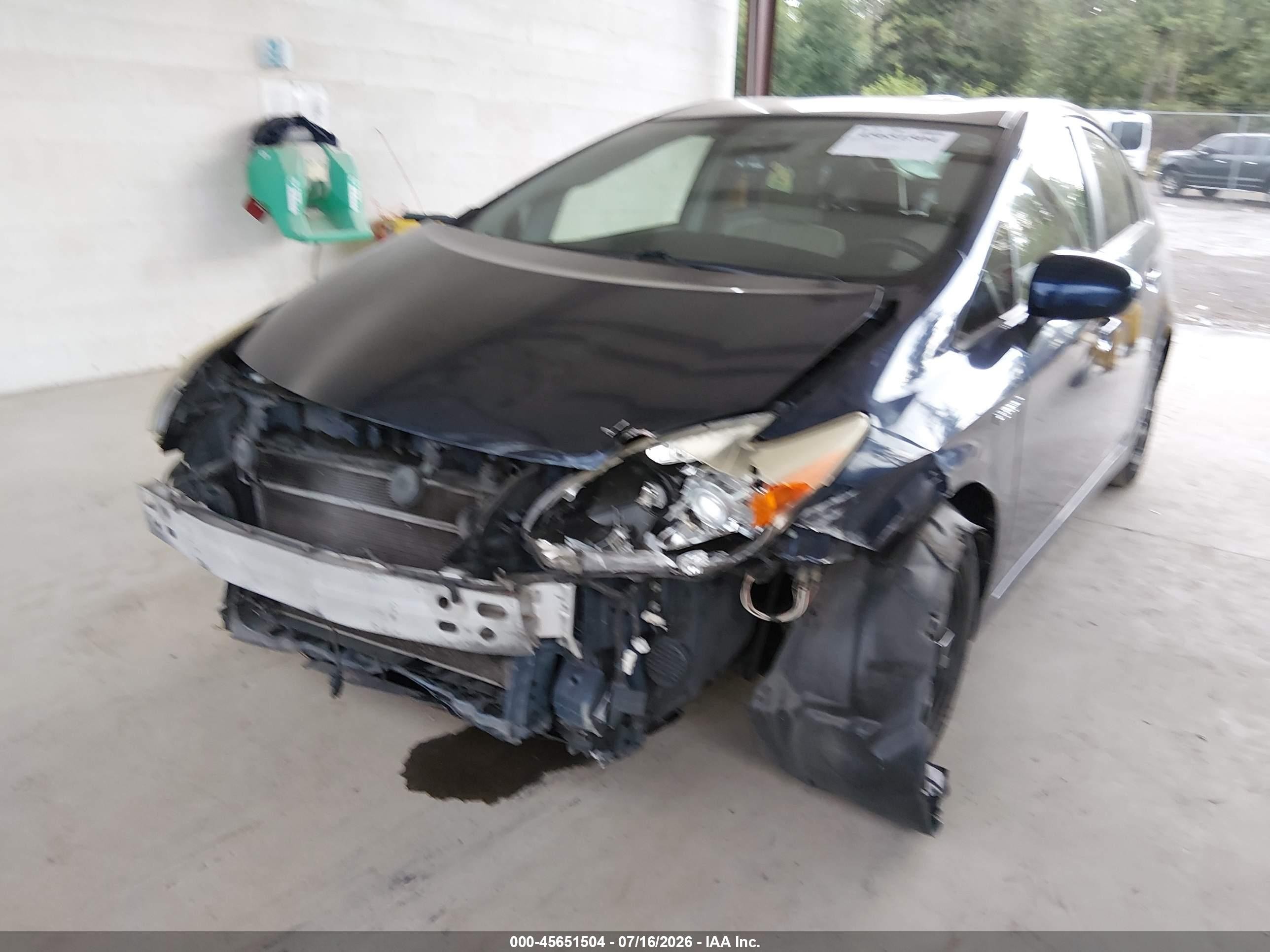 2013 Toyota Prius Three Blue vin: JTDKN3DU6D1716636