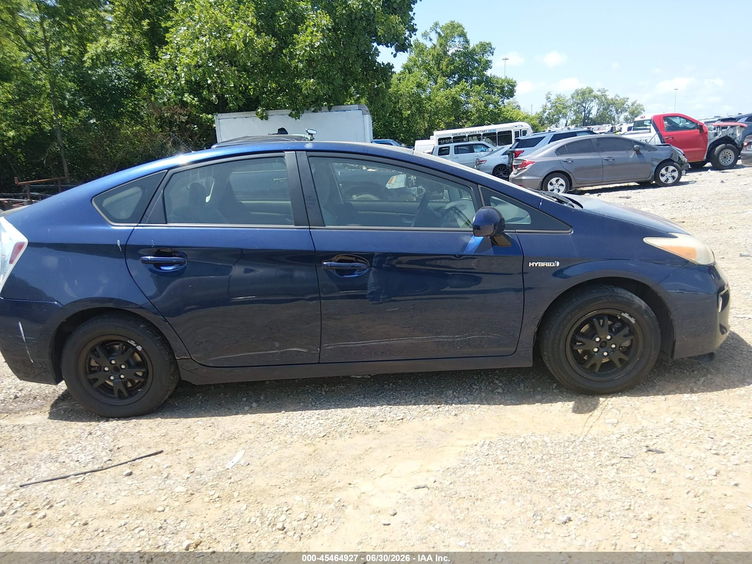 2013 Toyota Prius Two Blue vin: JTDKN3DU6D1722372