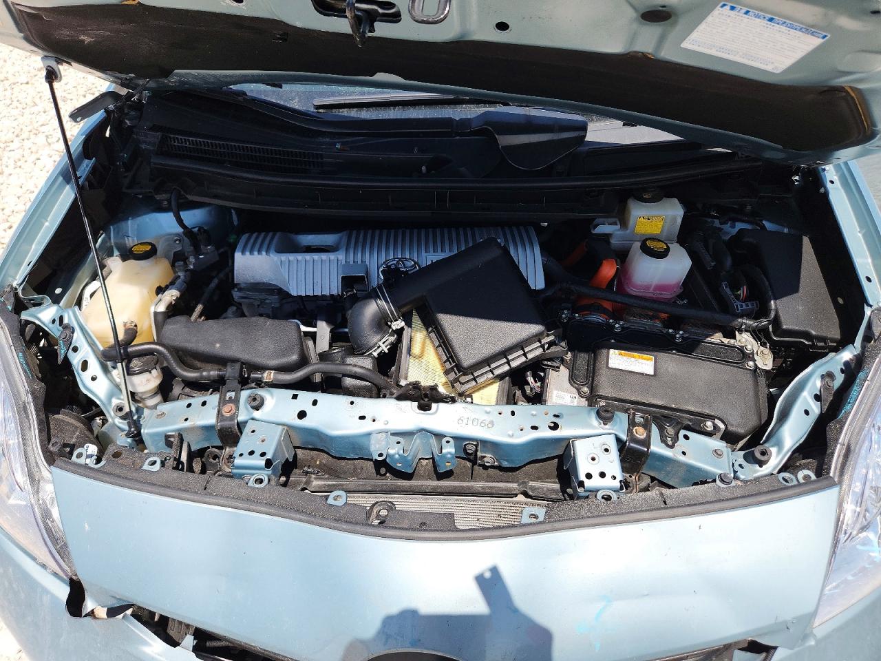 2013 Toyota Prius Four Turquoise vin: JTDKN3DU6D1723506