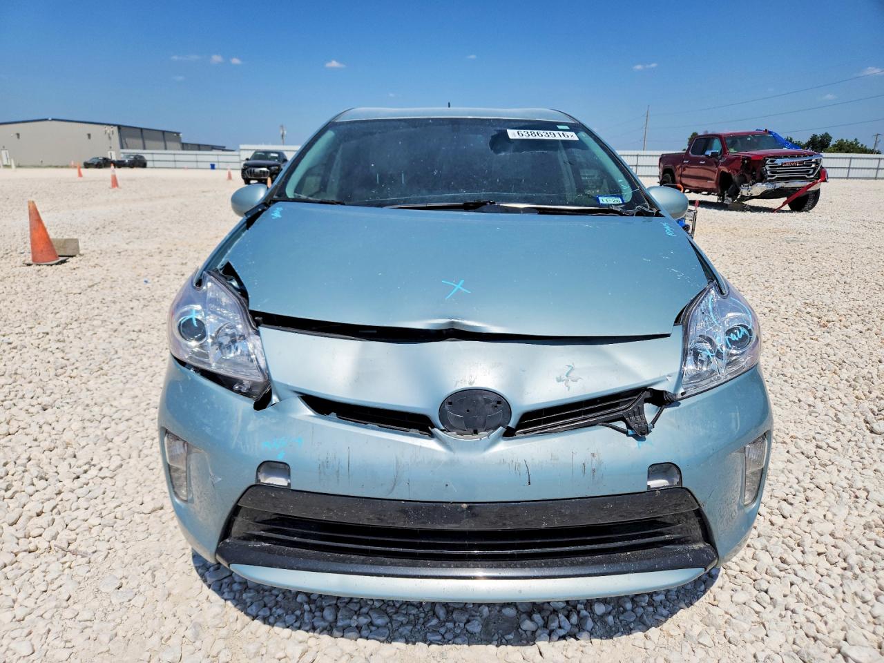 2013 Toyota Prius Four Turquoise vin: JTDKN3DU6D1723506