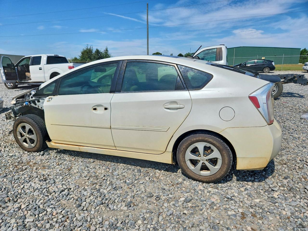 2013 Toyota Prius Белый vin: JTDKN3DU6D5554919