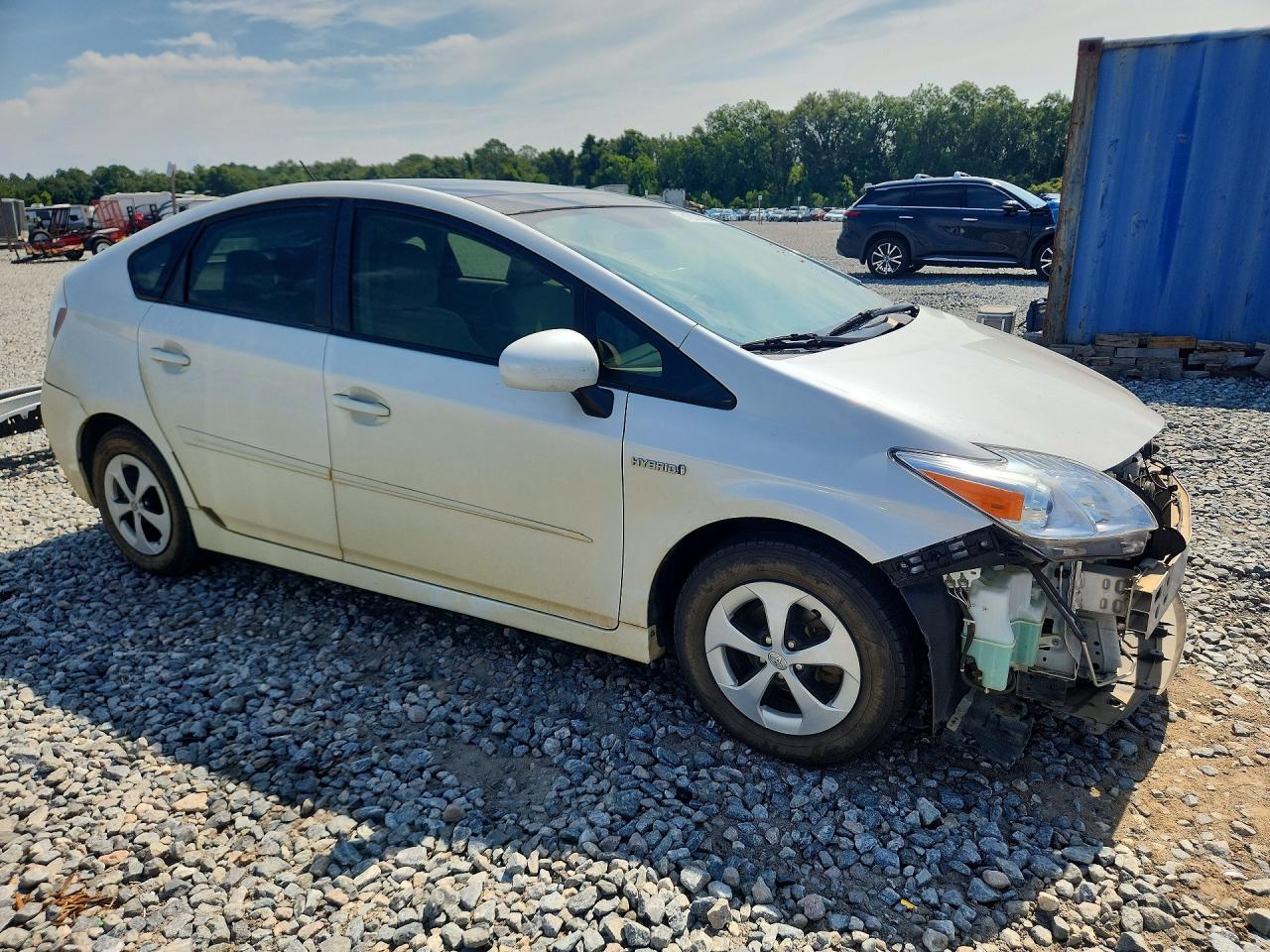 2013 Toyota Prius Белый vin: JTDKN3DU6D5554919
