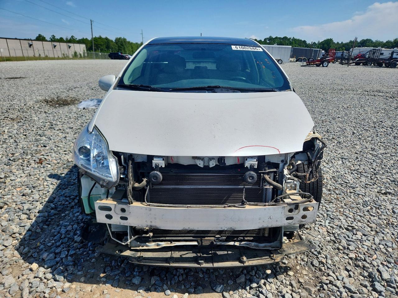 2013 Toyota Prius Белый vin: JTDKN3DU6D5554919