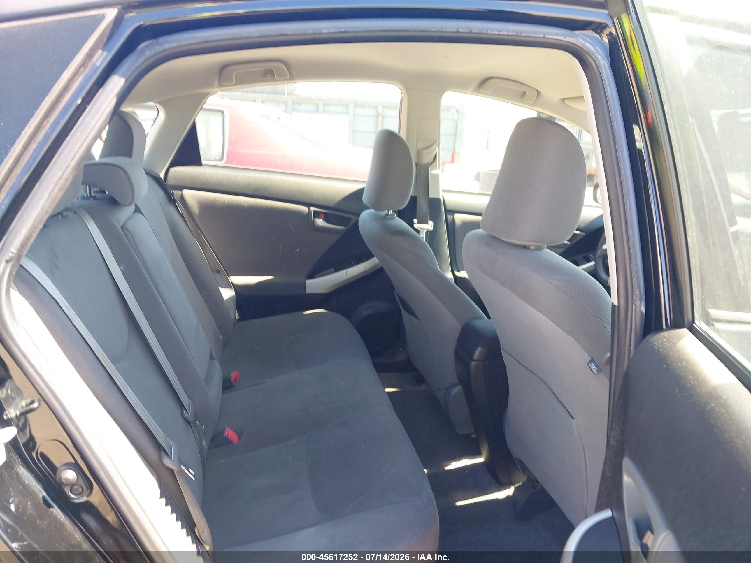 2013 Toyota Prius Two Black vin: JTDKN3DU6D5560414