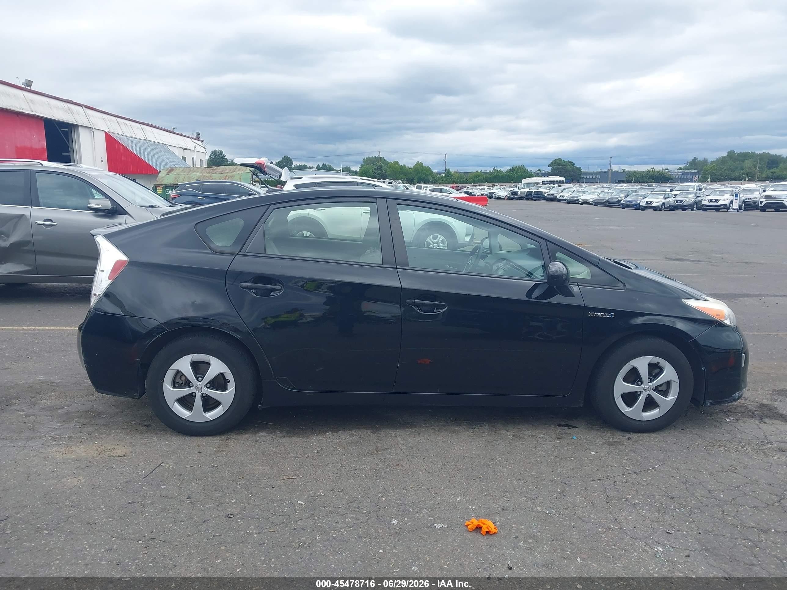 2013 Toyota Prius Three Black vin: JTDKN3DU6D5565712