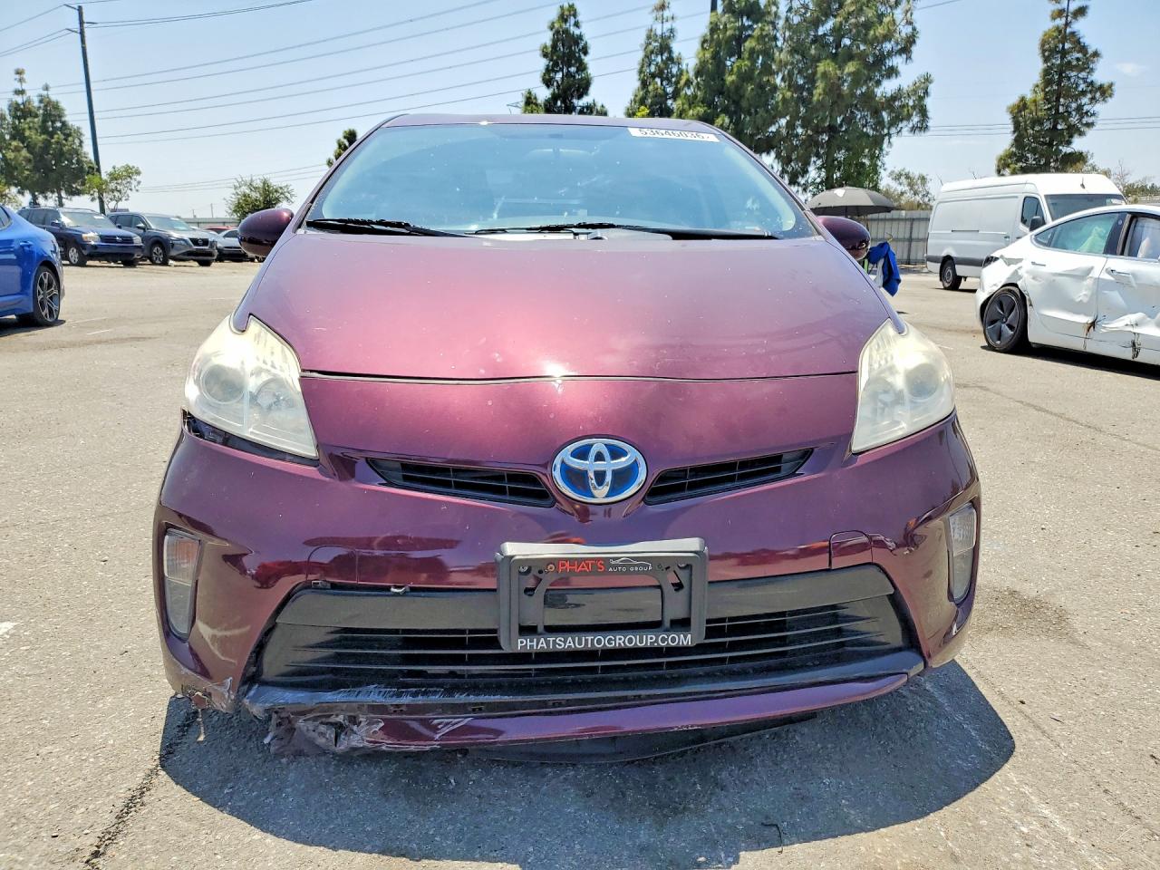 2013 Toyota Prius Persona Series Se Бордовый vin: JTDKN3DU6D5571610