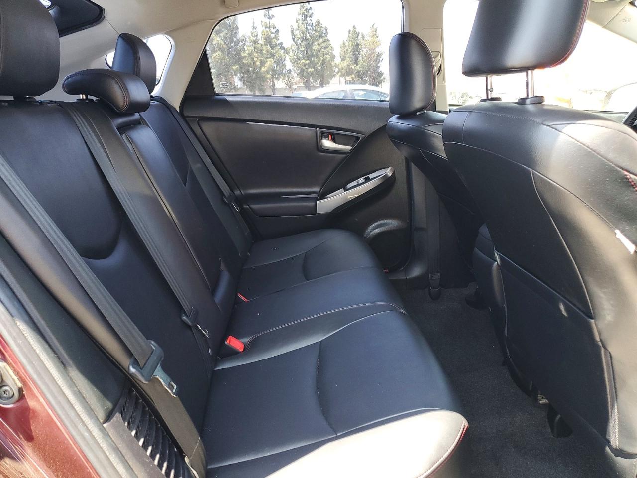2013 Toyota Prius Persona Series Se Бордовый vin: JTDKN3DU6D5571610