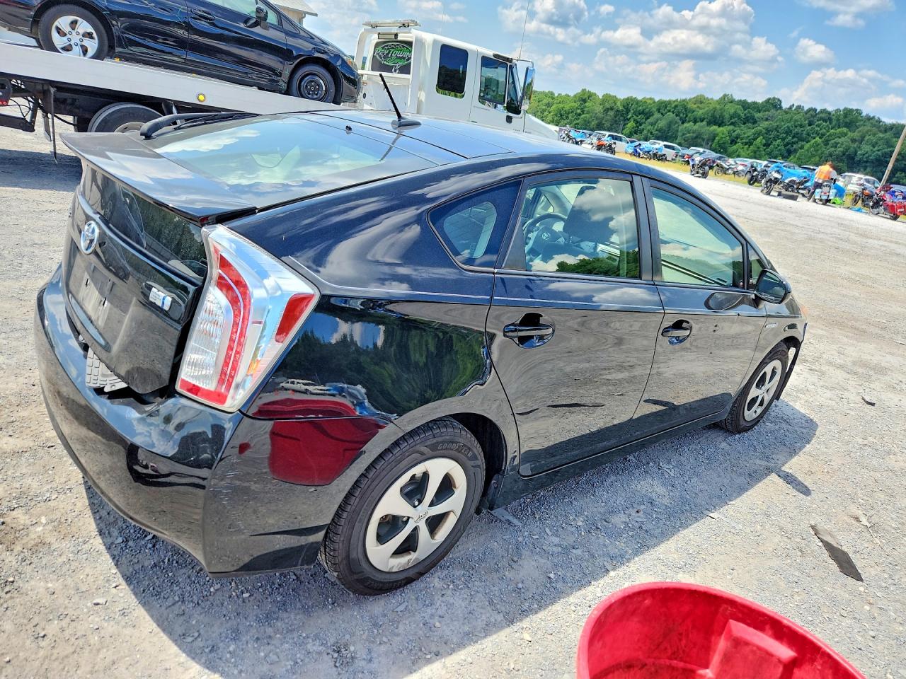 2013 Toyota Prius Three Black vin: JTDKN3DU6D5577665