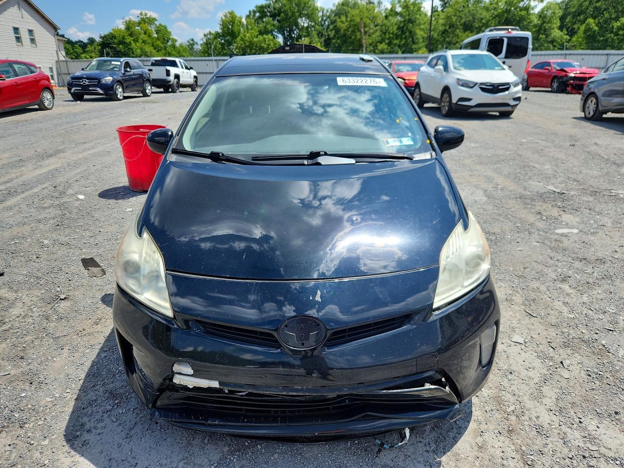 2013 Toyota Prius Three Black vin: JTDKN3DU6D5577665