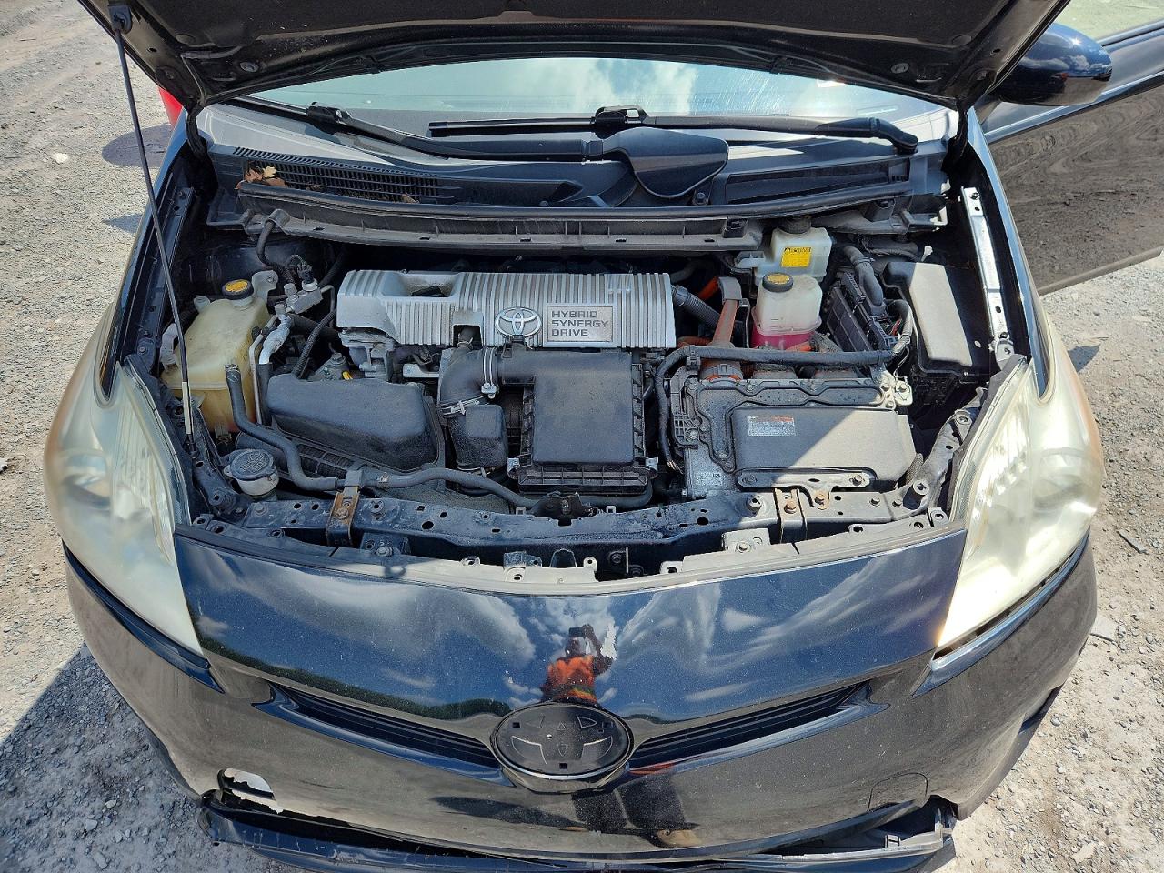 2013 Toyota Prius Three Black vin: JTDKN3DU6D5577665