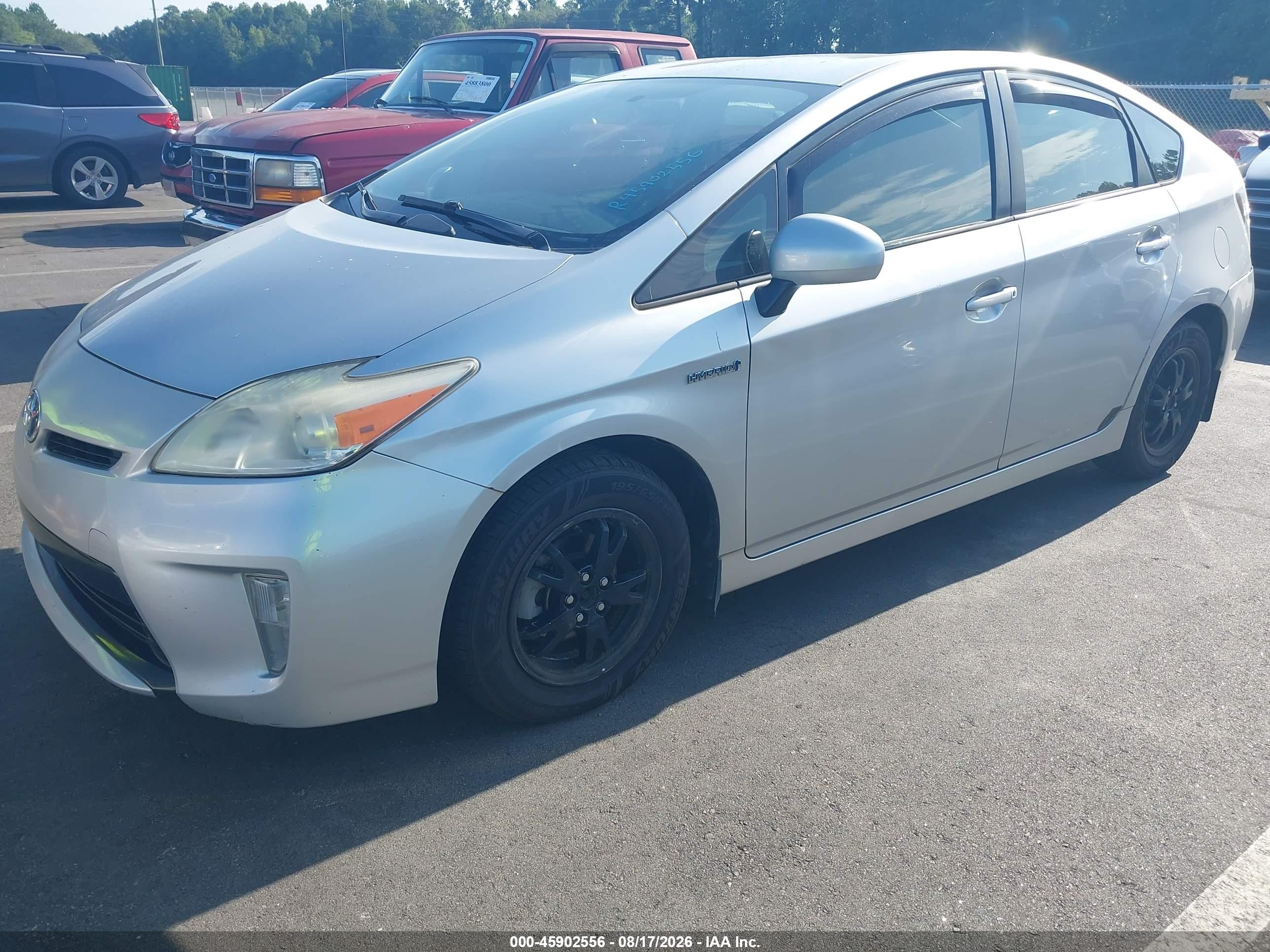 2013 Toyota Prius Two Silver vin: JTDKN3DU6D5584602