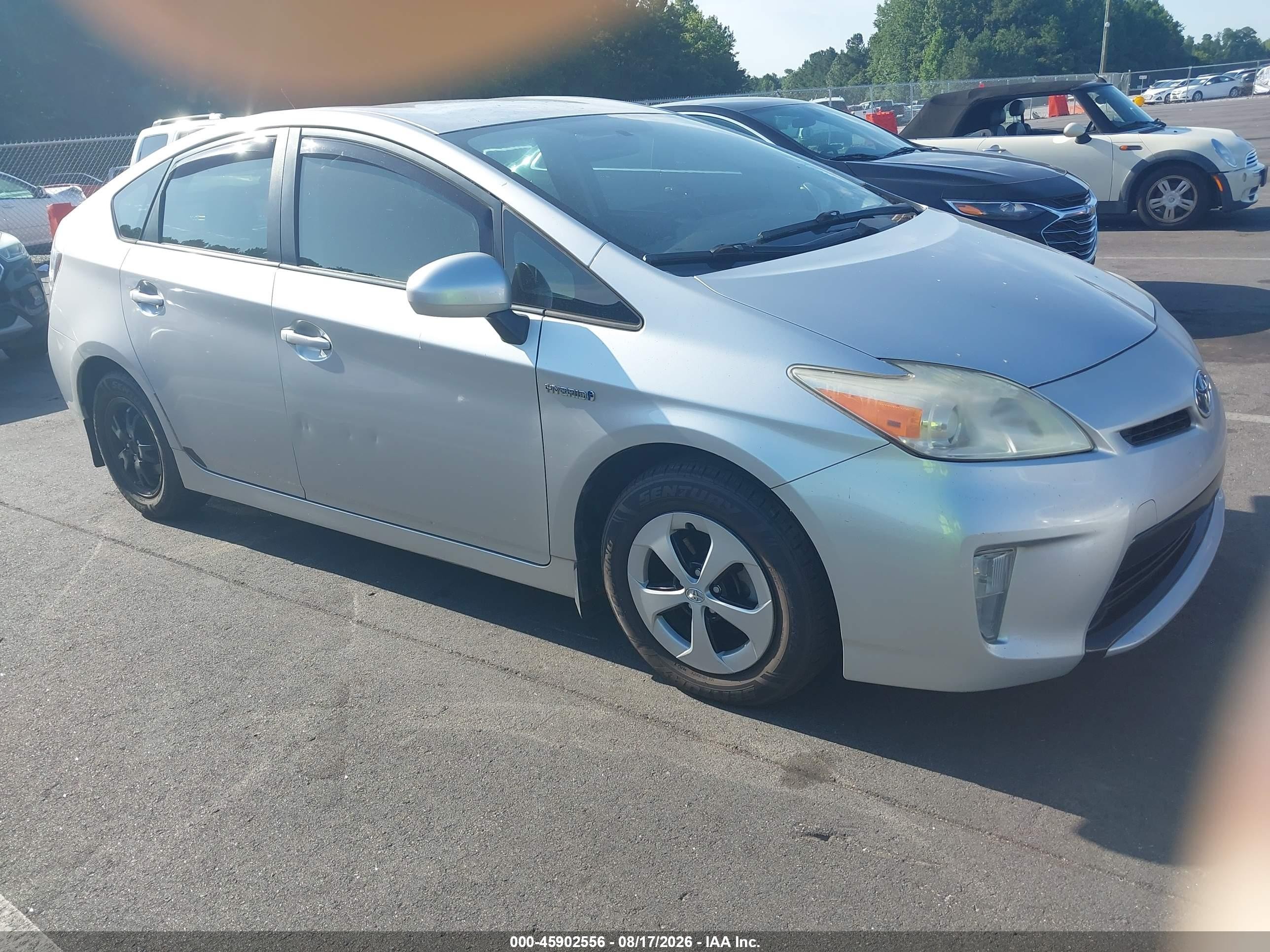 2013 Toyota Prius Two Silver vin: JTDKN3DU6D5584602