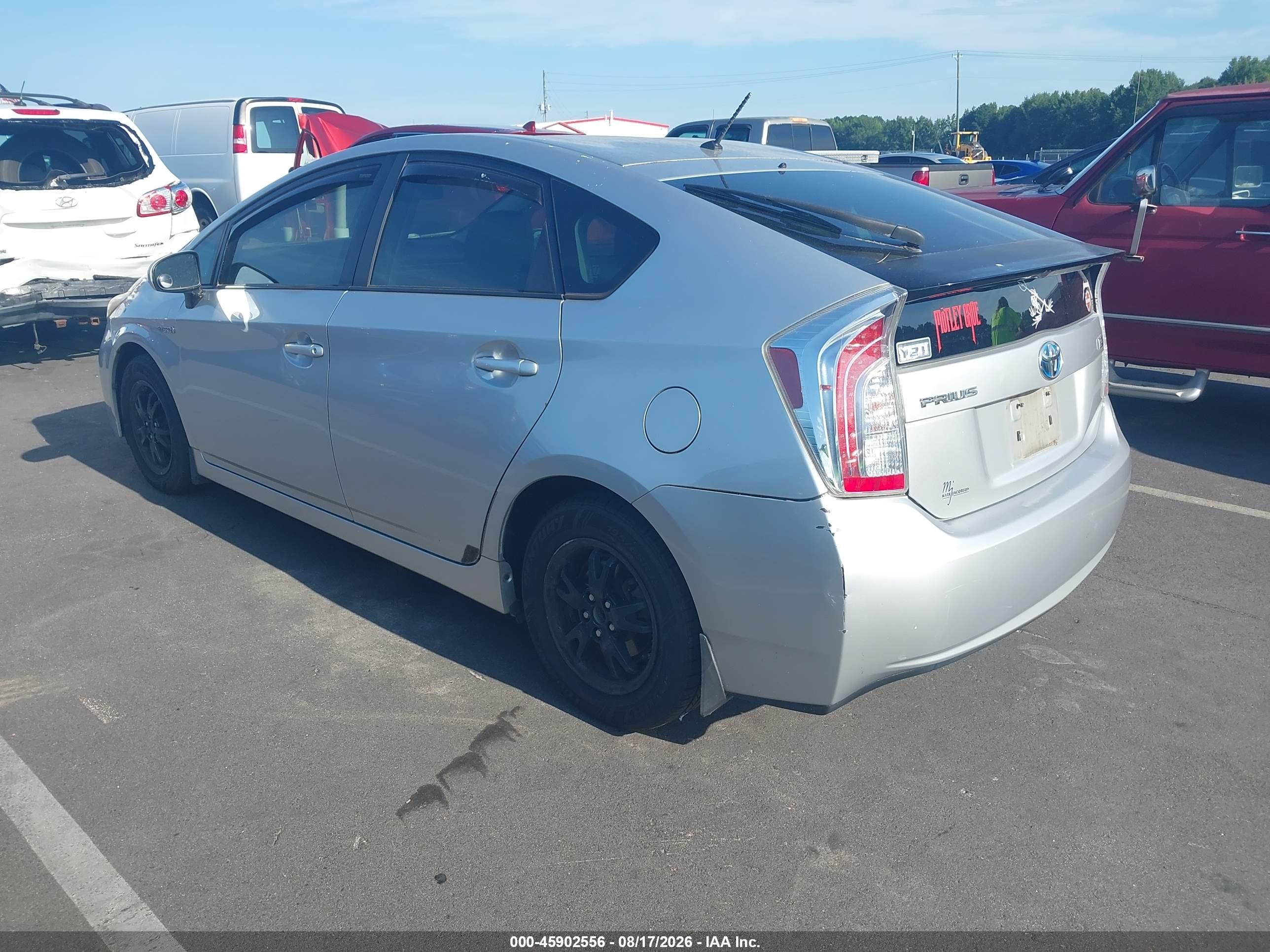 2013 Toyota Prius Two Silver vin: JTDKN3DU6D5584602