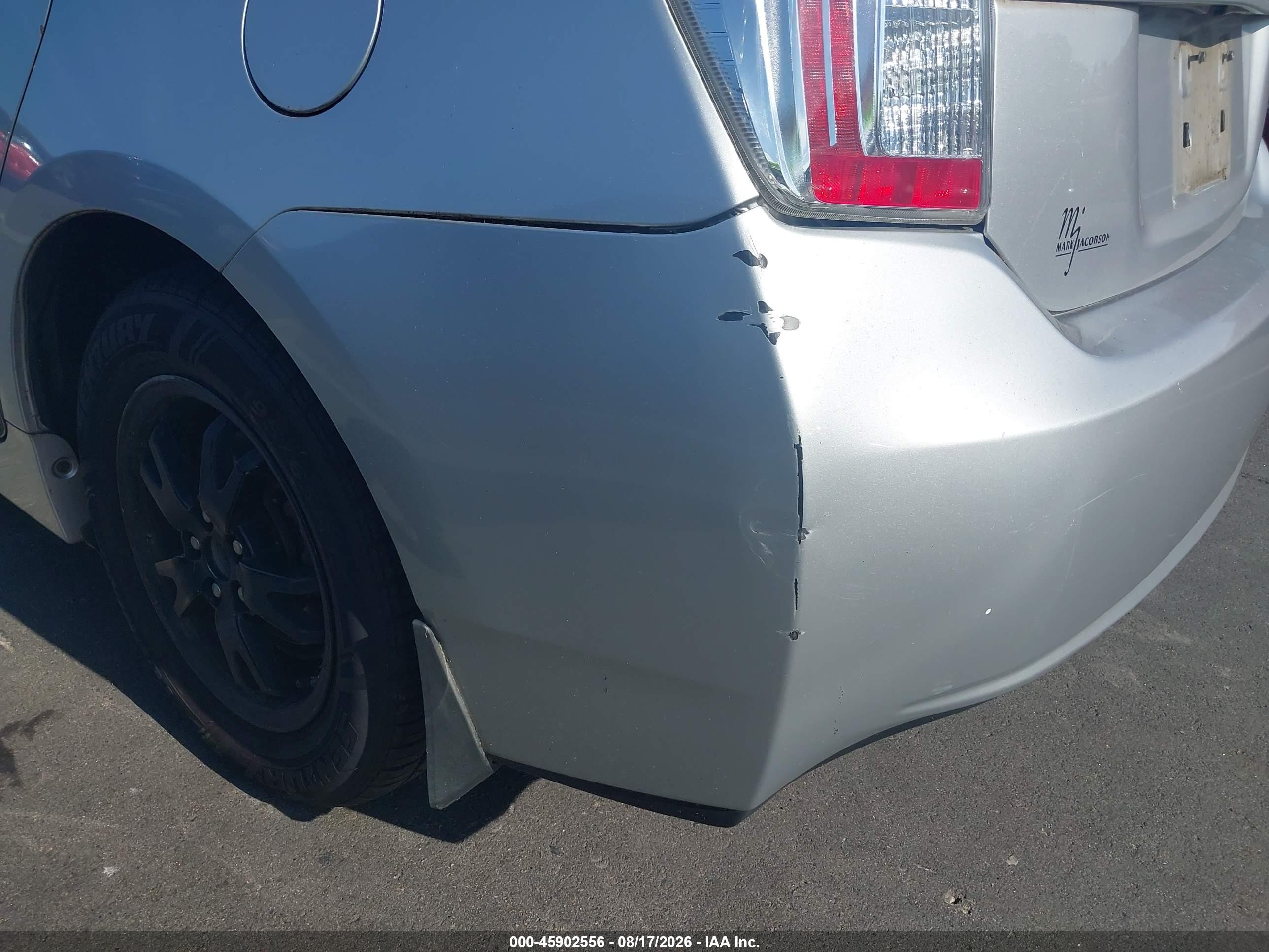 2013 Toyota Prius Two Silver vin: JTDKN3DU6D5584602