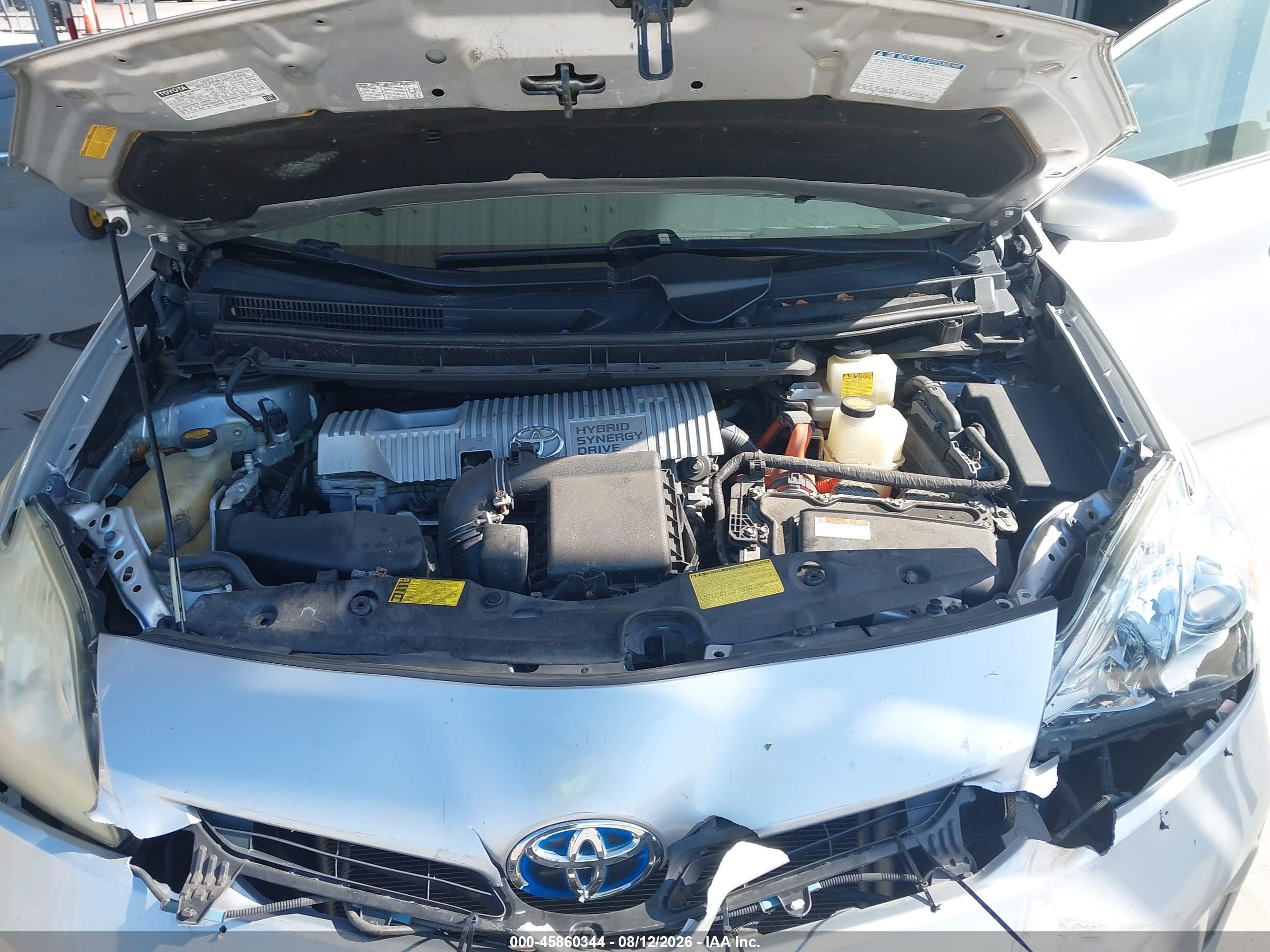 2013 Toyota Prius Three Silver vin: JTDKN3DU6D5598564