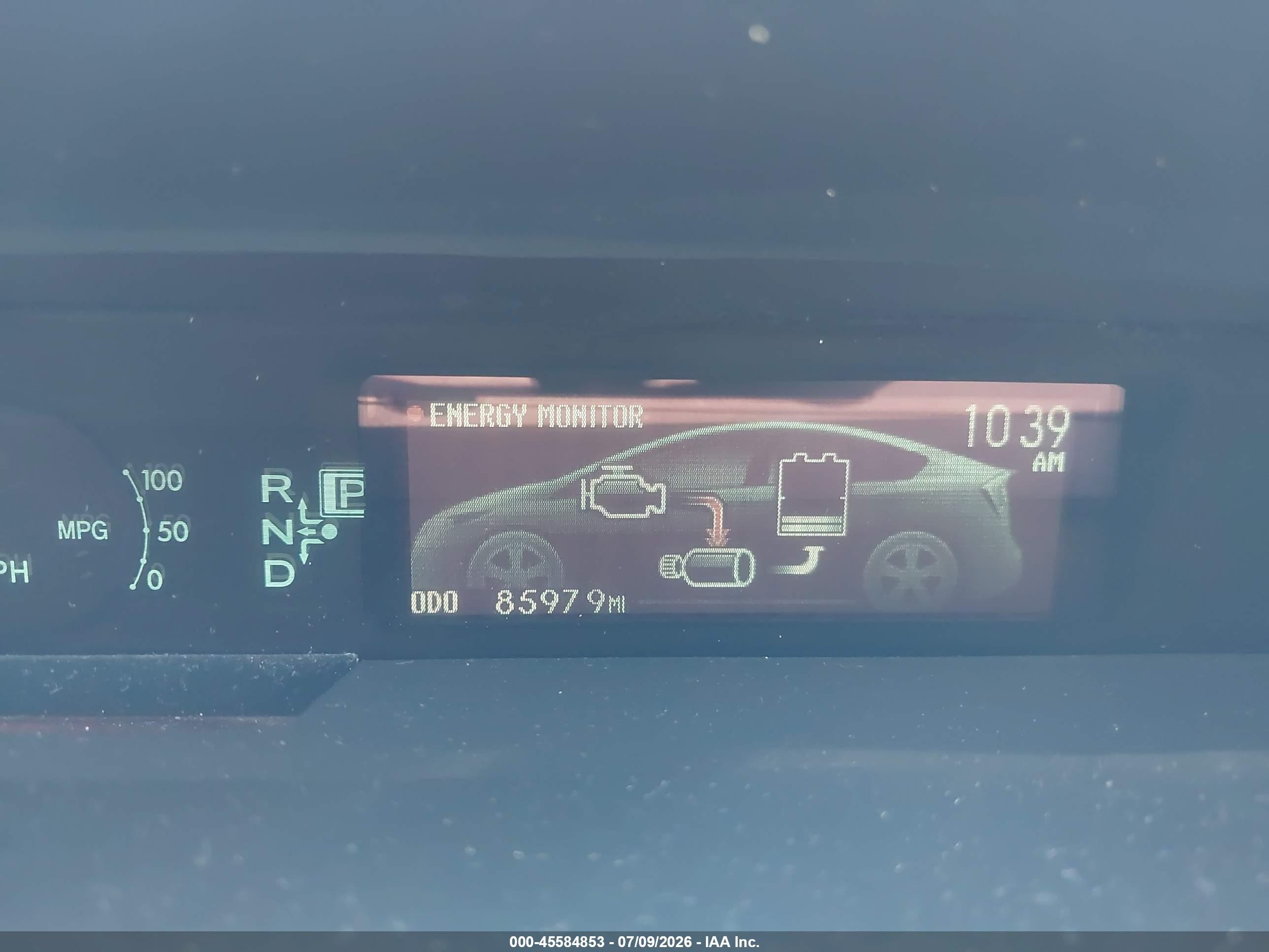 2013 Toyota Prius Three Green vin: JTDKN3DU6D5608316