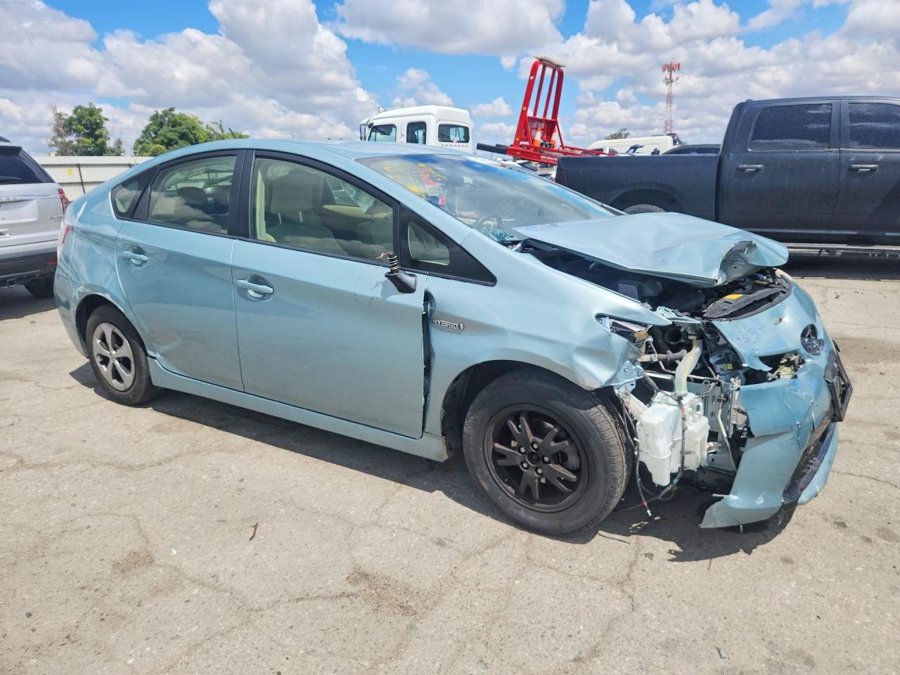 2013 Toyota Prius Two Бирюзовый vin: JTDKN3DU6D5620045