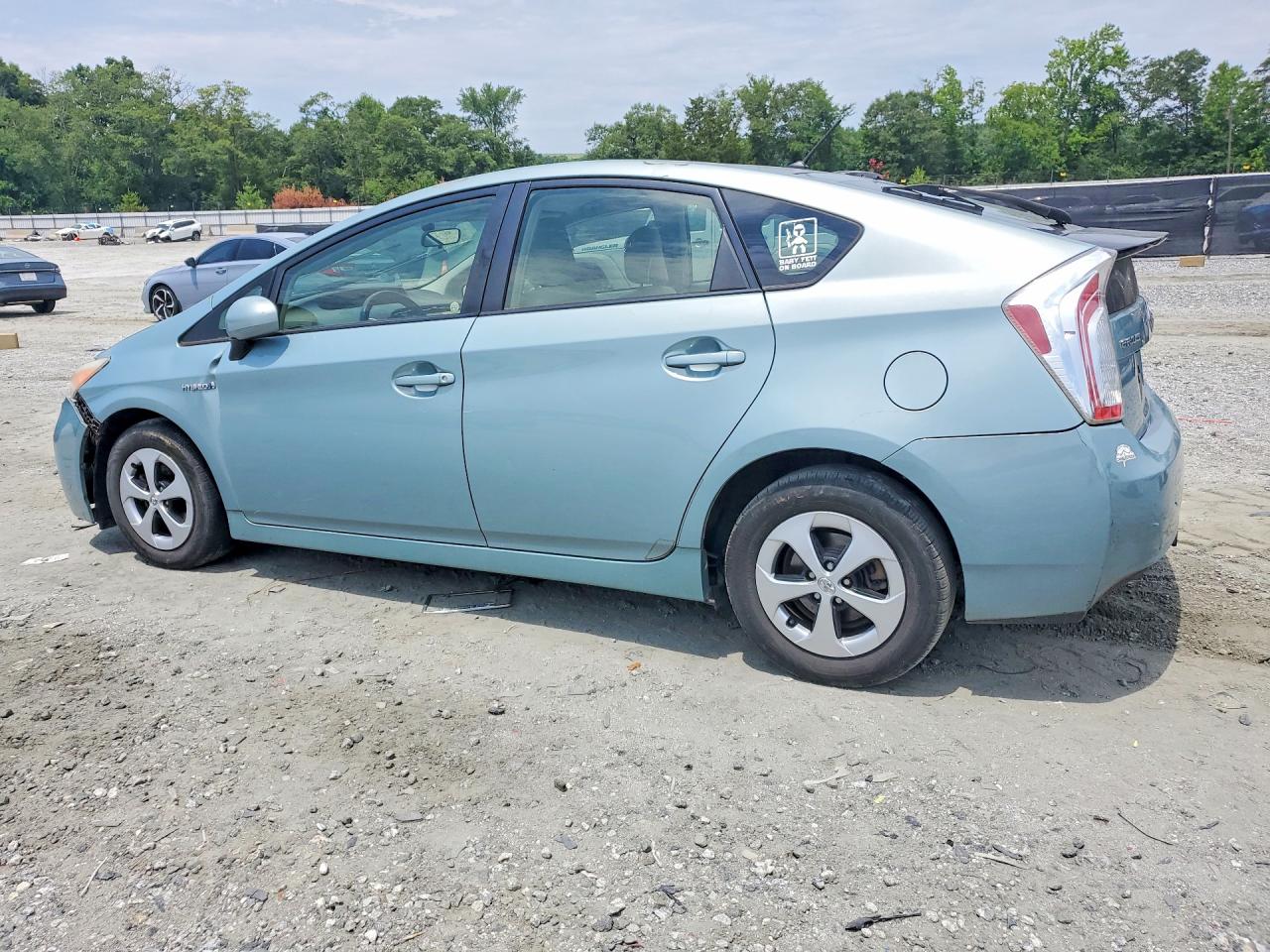 2013 Toyota Prius Two Turquoise vin: JTDKN3DU6D5627464