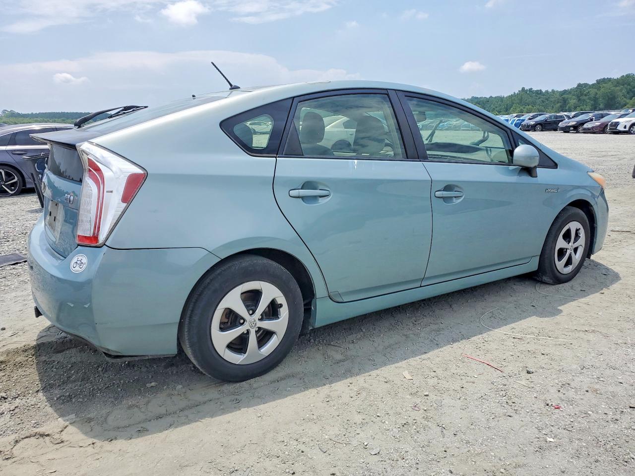 2013 Toyota Prius Two Turquoise vin: JTDKN3DU6D5627464