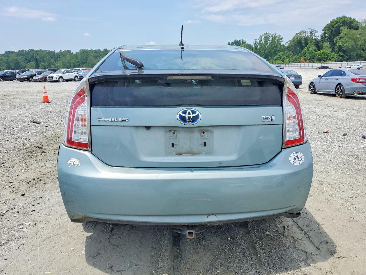 2013 Toyota Prius Two Turquoise vin: JTDKN3DU6D5627464