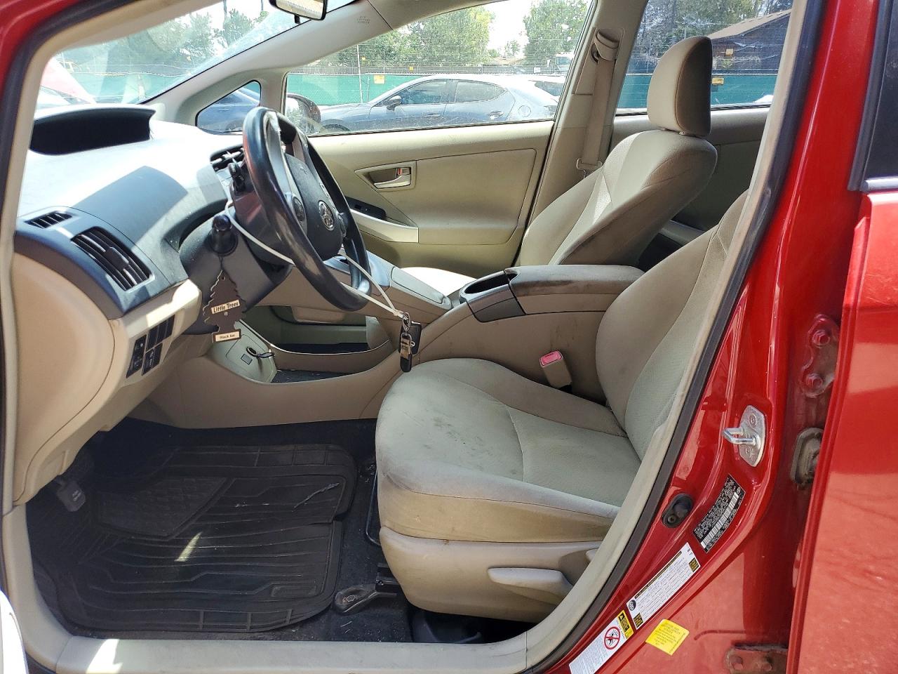2013 Toyota Prius Two Red vin: JTDKN3DU6D5643146