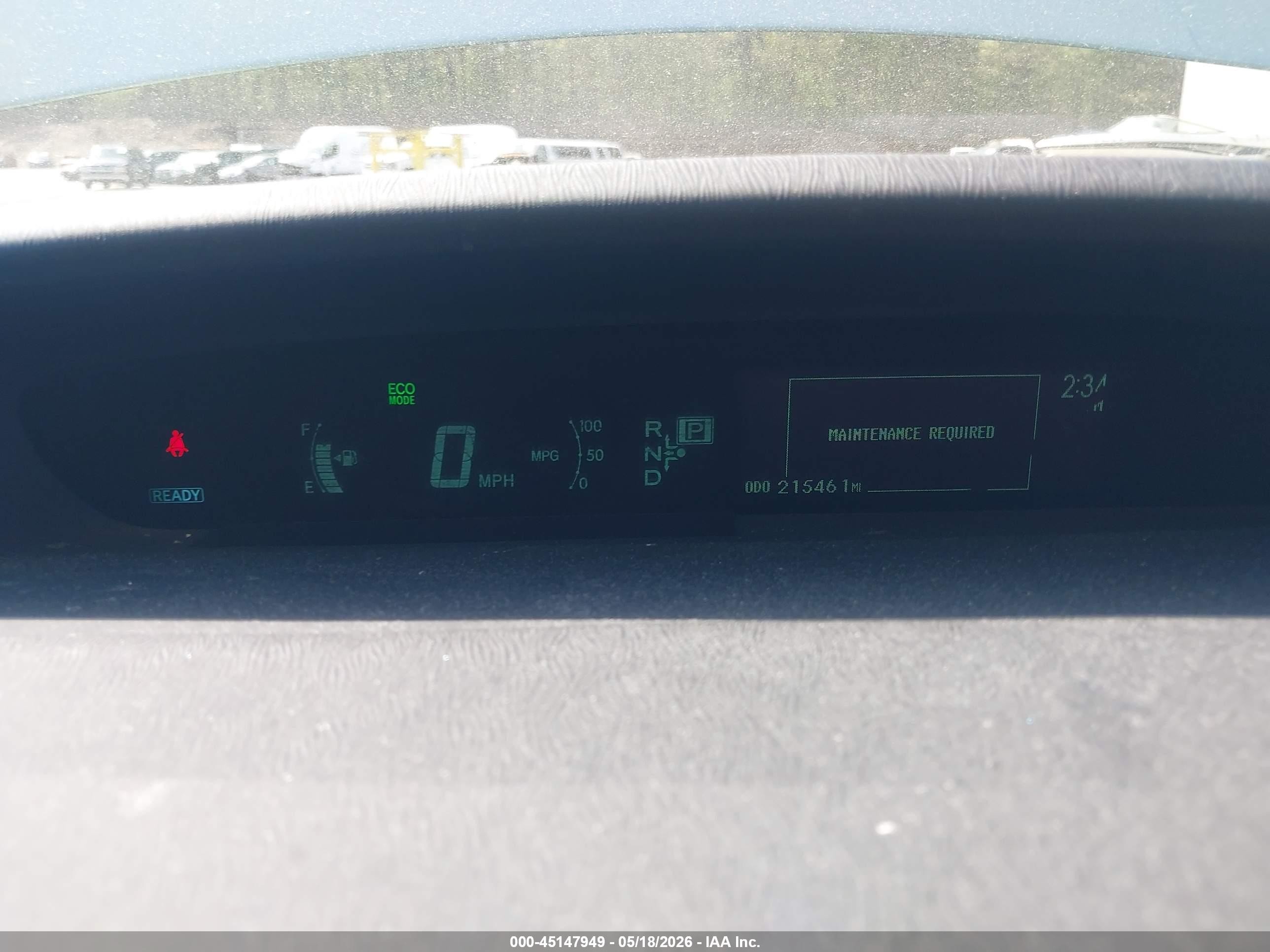 2013 Toyota Prius Four Light Blue vin: JTDKN3DU6D5643423