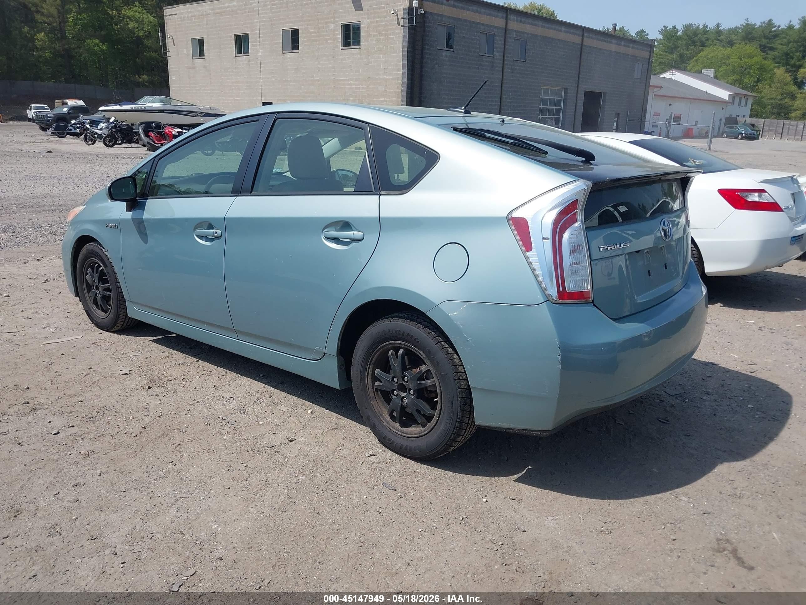 2013 Toyota Prius Four Light Blue vin: JTDKN3DU6D5643423
