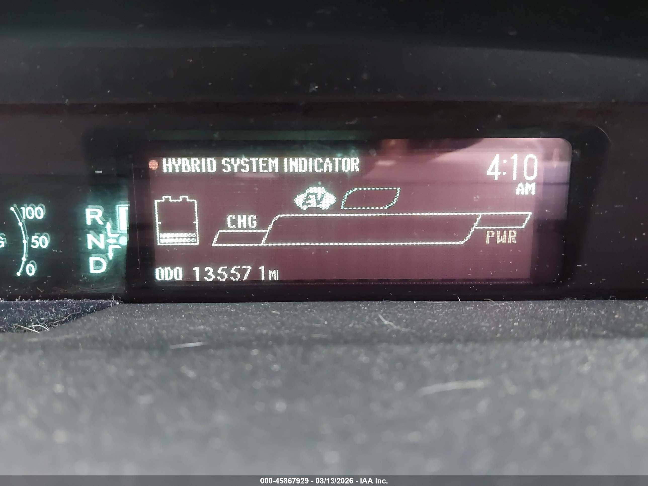 2013 Toyota Prius Four Light Blue vin: JTDKN3DU6D5644670