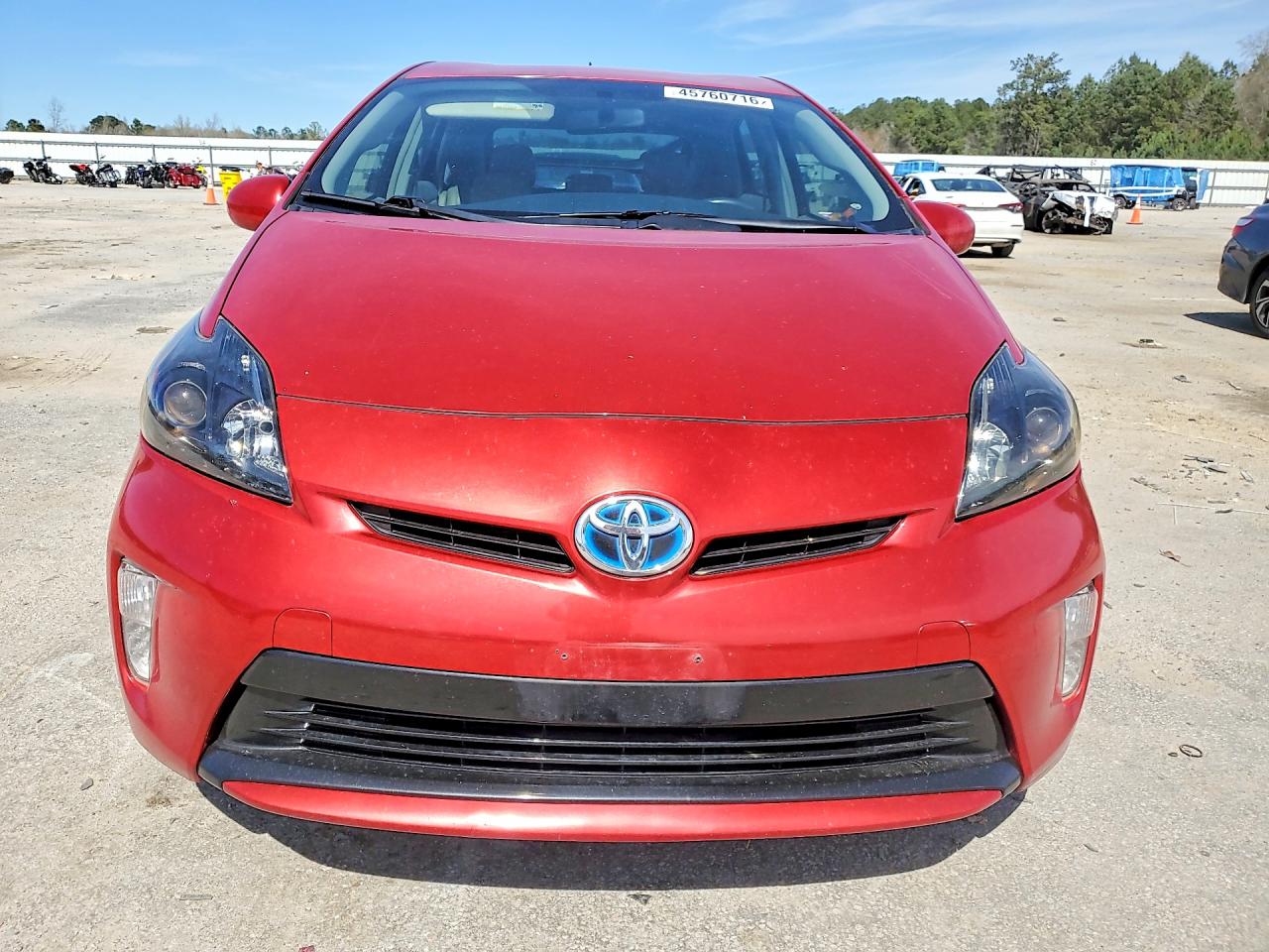2013 Toyota Prius Three Красный vin: JTDKN3DU6D5644734