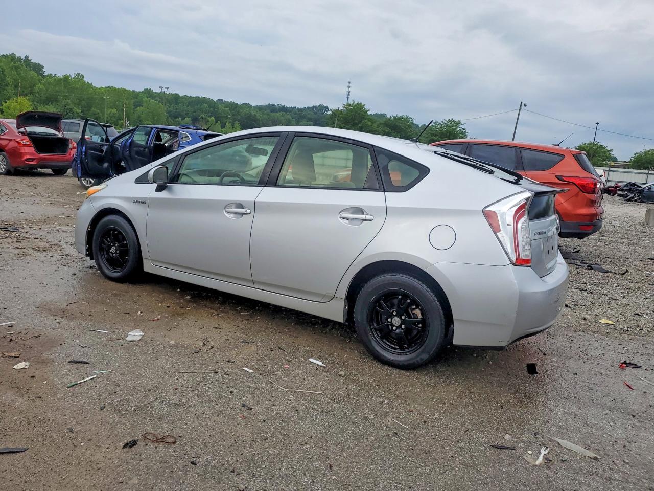 2013 Toyota Prius Two Silver vin: JTDKN3DU6D5651246