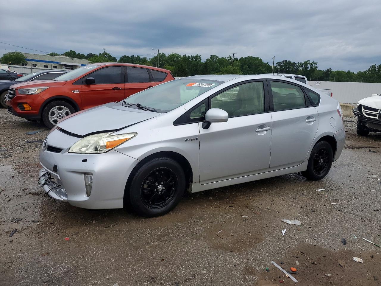 2013 Toyota Prius Two Silver vin: JTDKN3DU6D5651246
