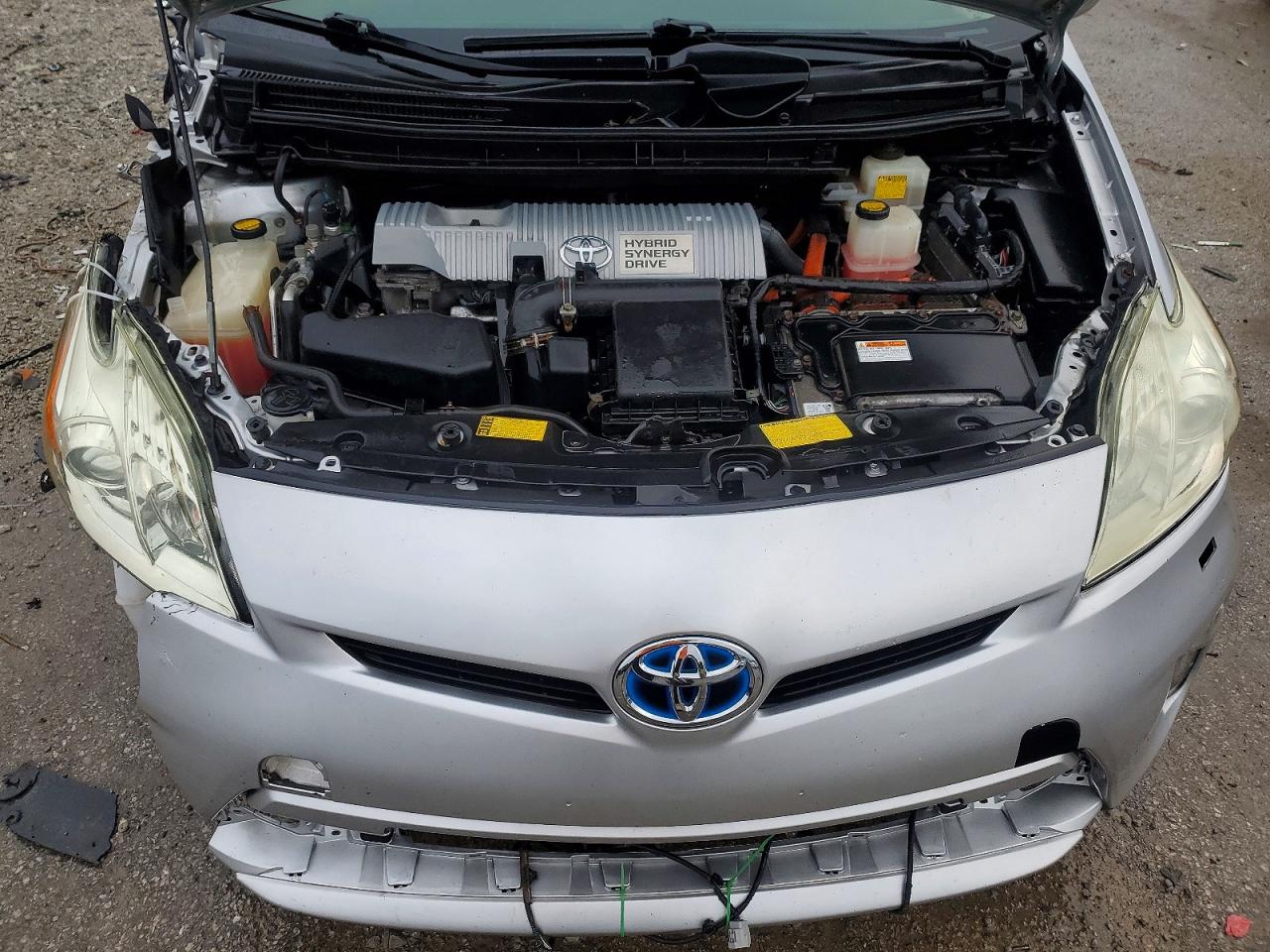 2013 Toyota Prius Two Silver vin: JTDKN3DU6D5651246