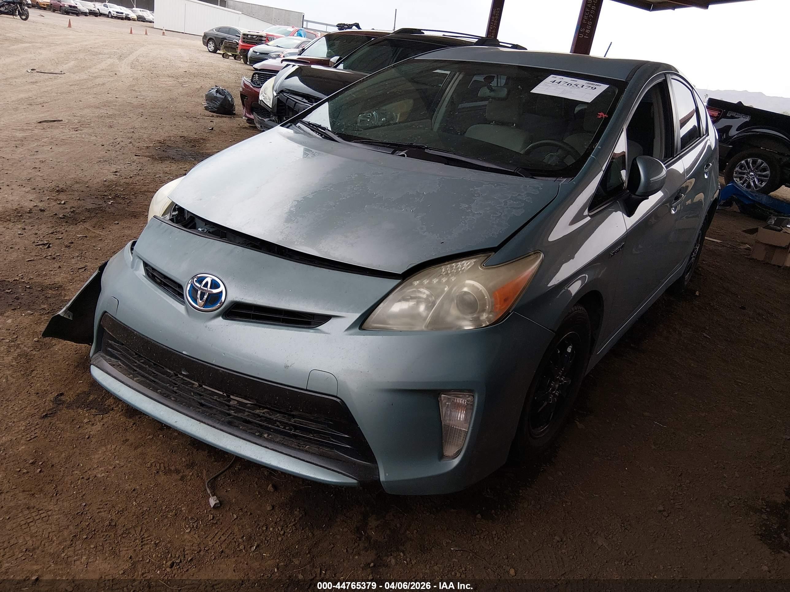 2013 Toyota Prius Three Light Blue vin: JTDKN3DU6D5653644