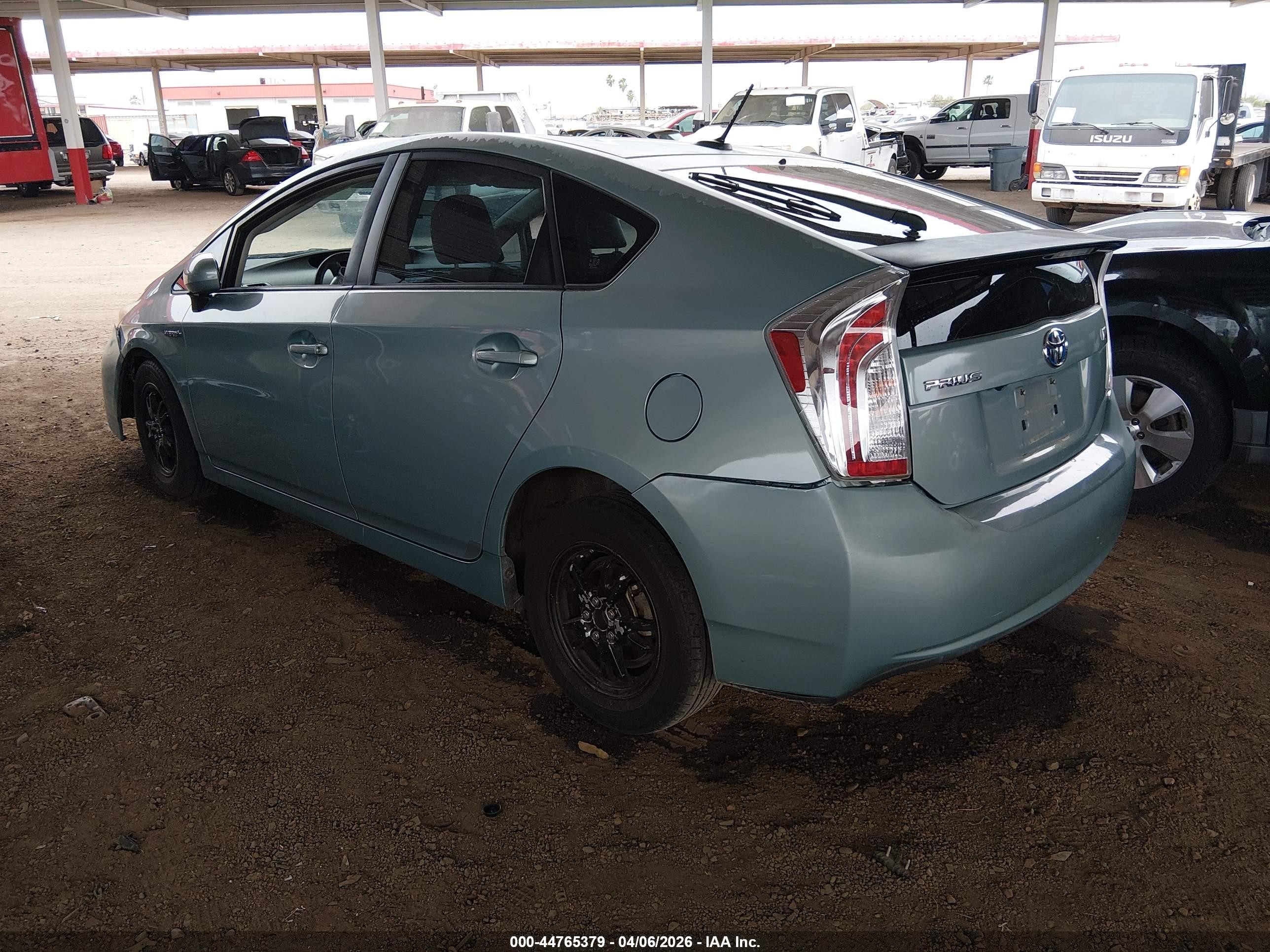 2013 Toyota Prius Three Light Blue vin: JTDKN3DU6D5653644