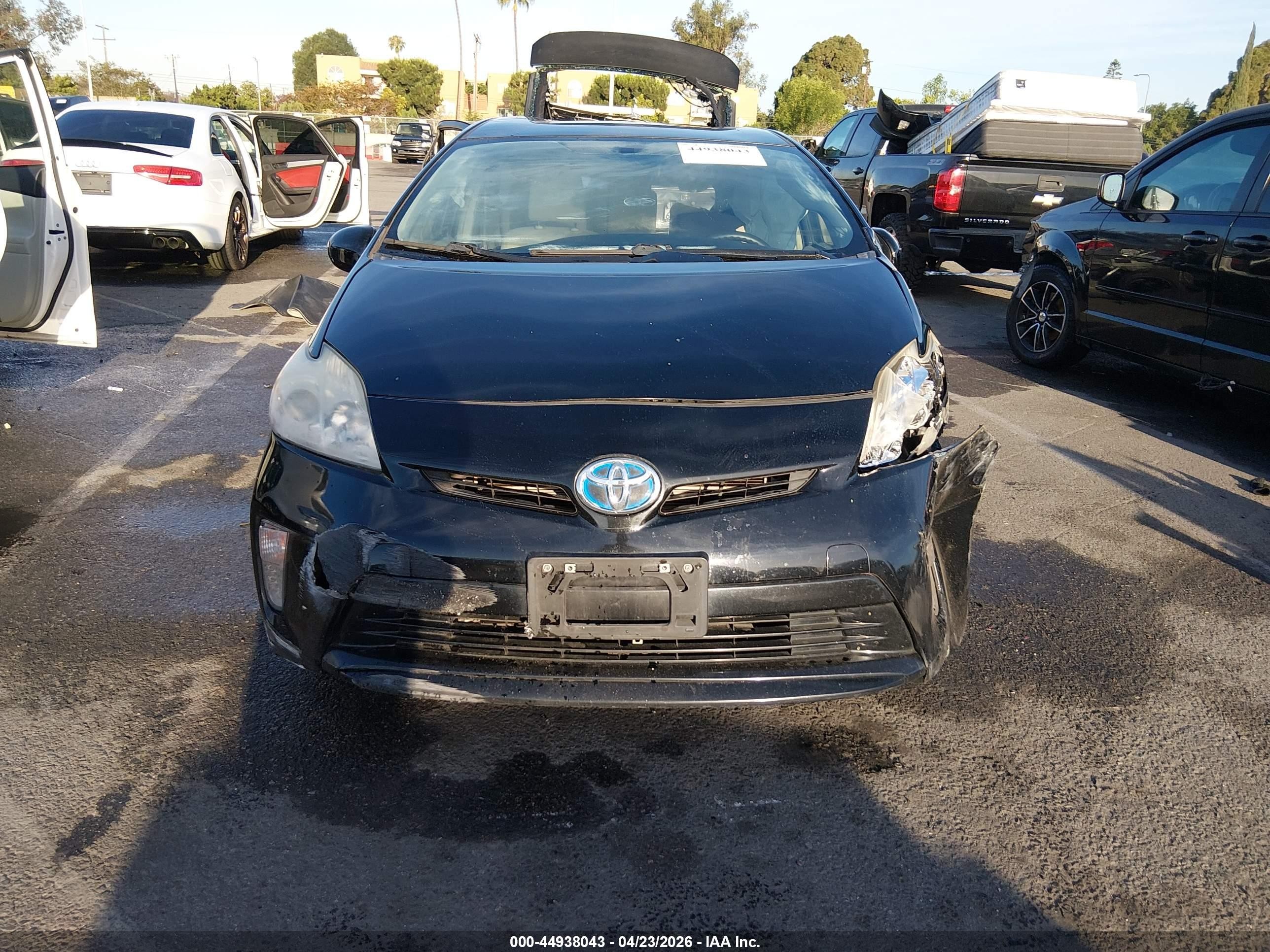 2013 Toyota Prius Three Черный vin: JTDKN3DU6D5688183
