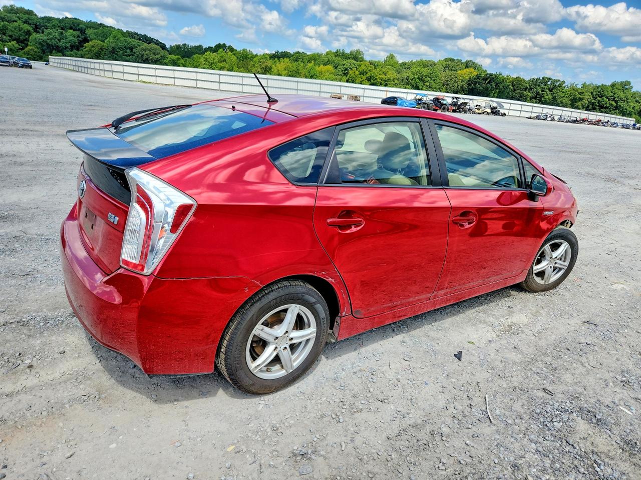 2014 Toyota Prius Two Red vin: JTDKN3DU6E0362981