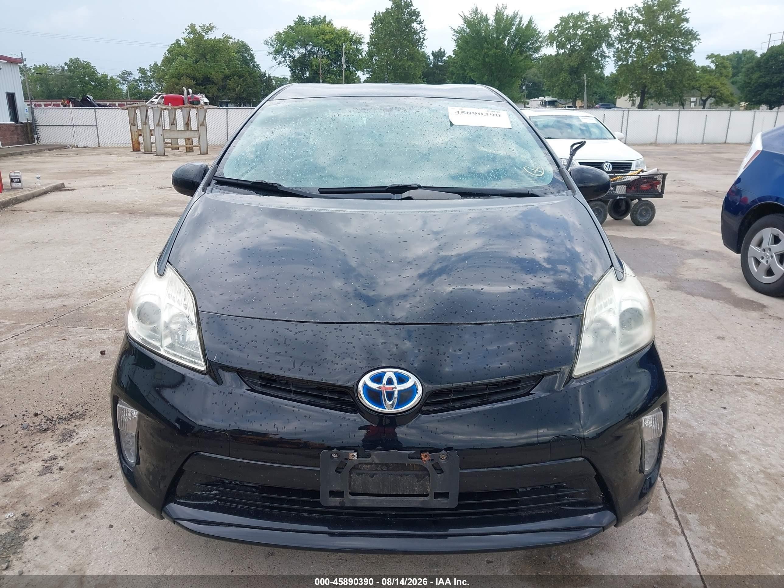 2014 Toyota Prius Two Black vin: JTDKN3DU6E0371535